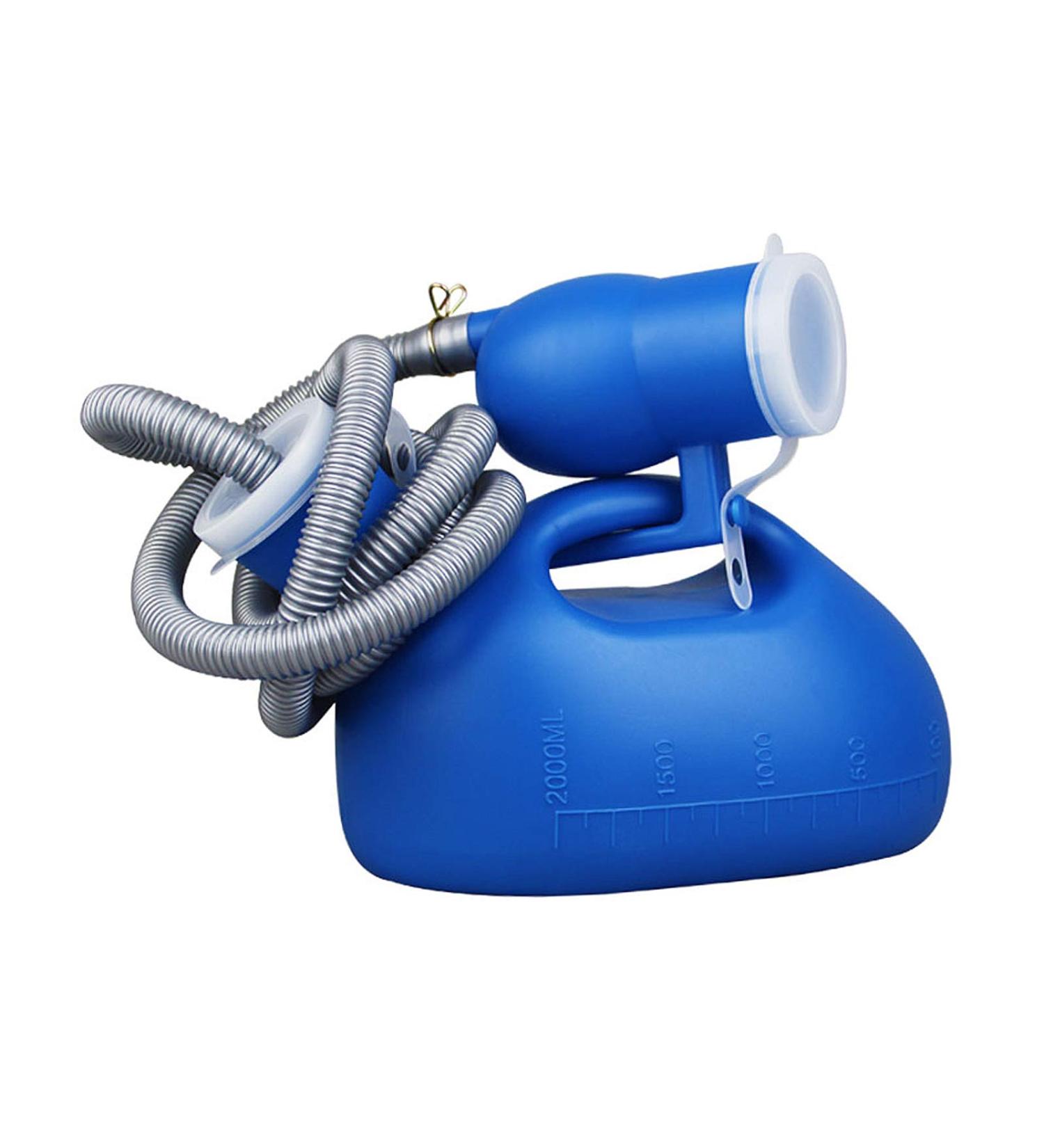 Men Urinal Men's Urinal with Hand-held Portable Urine Cup 2000 Ml Large Capacity Leak-Proof Male Urinals for Old Men Large Plastic Pee for Travel Camping Convenient and Practical Urinal - Buy Online on GoSupps.com