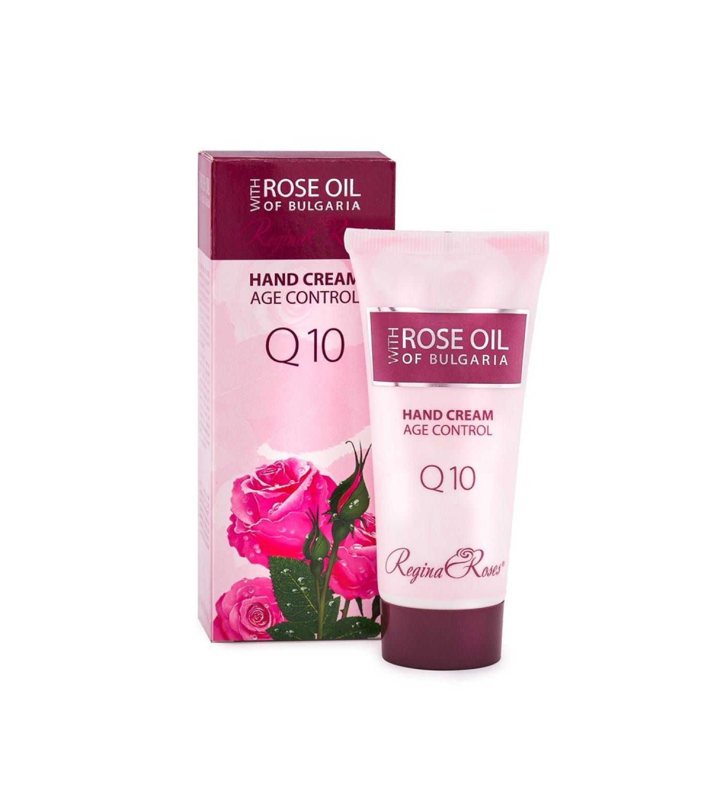 Biofresh Rose Oil of Bulgaria Anti Aging Hand Cream Q10 with 100% Bulgarian Rose Oil 50ml