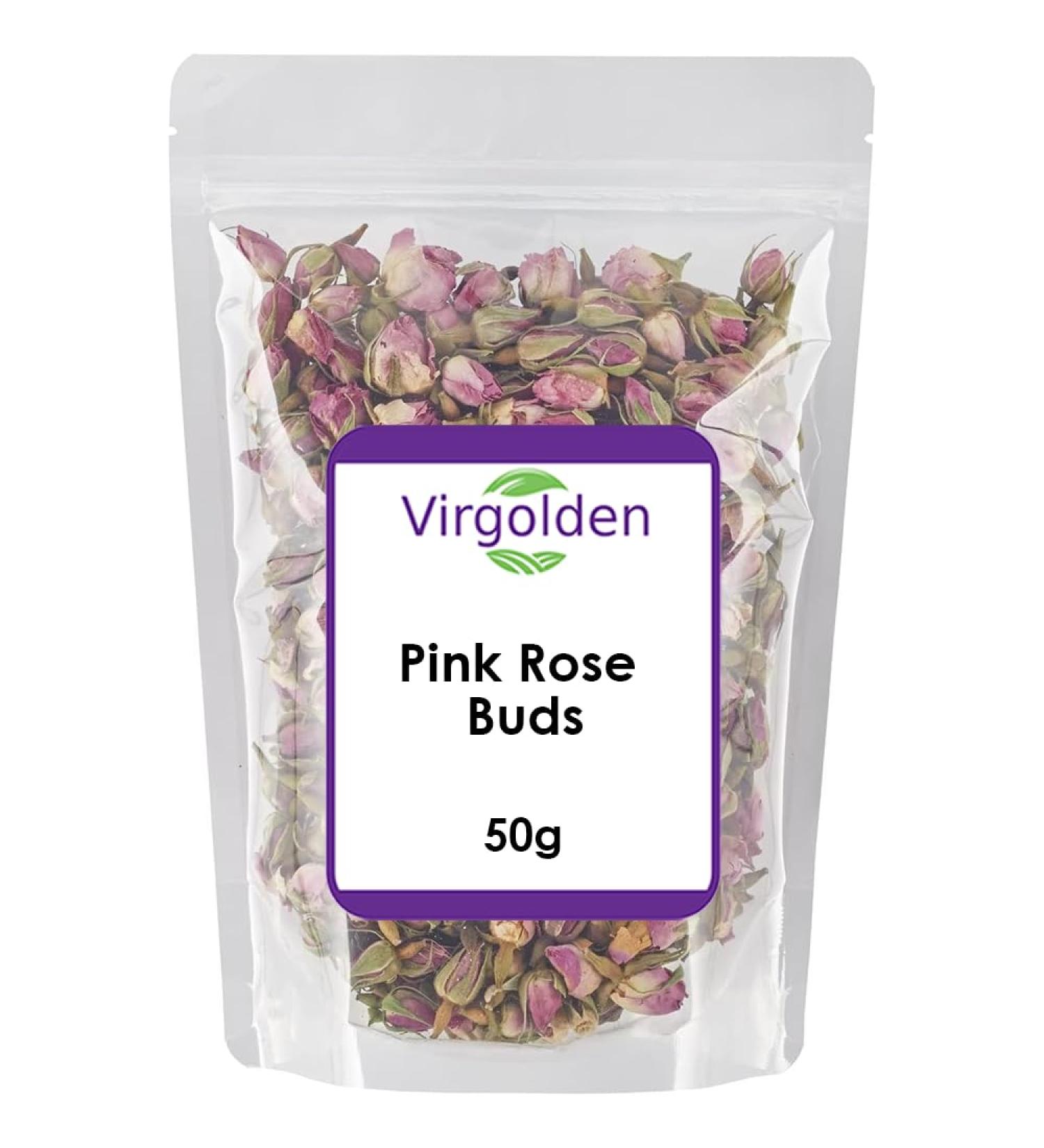 Dried Pink Rose Buds 50g