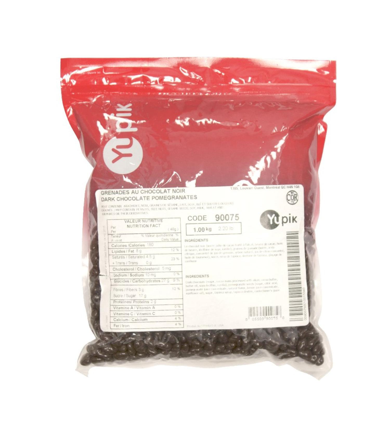 Yupik Dark Chocolate Pomegranates 1Kg