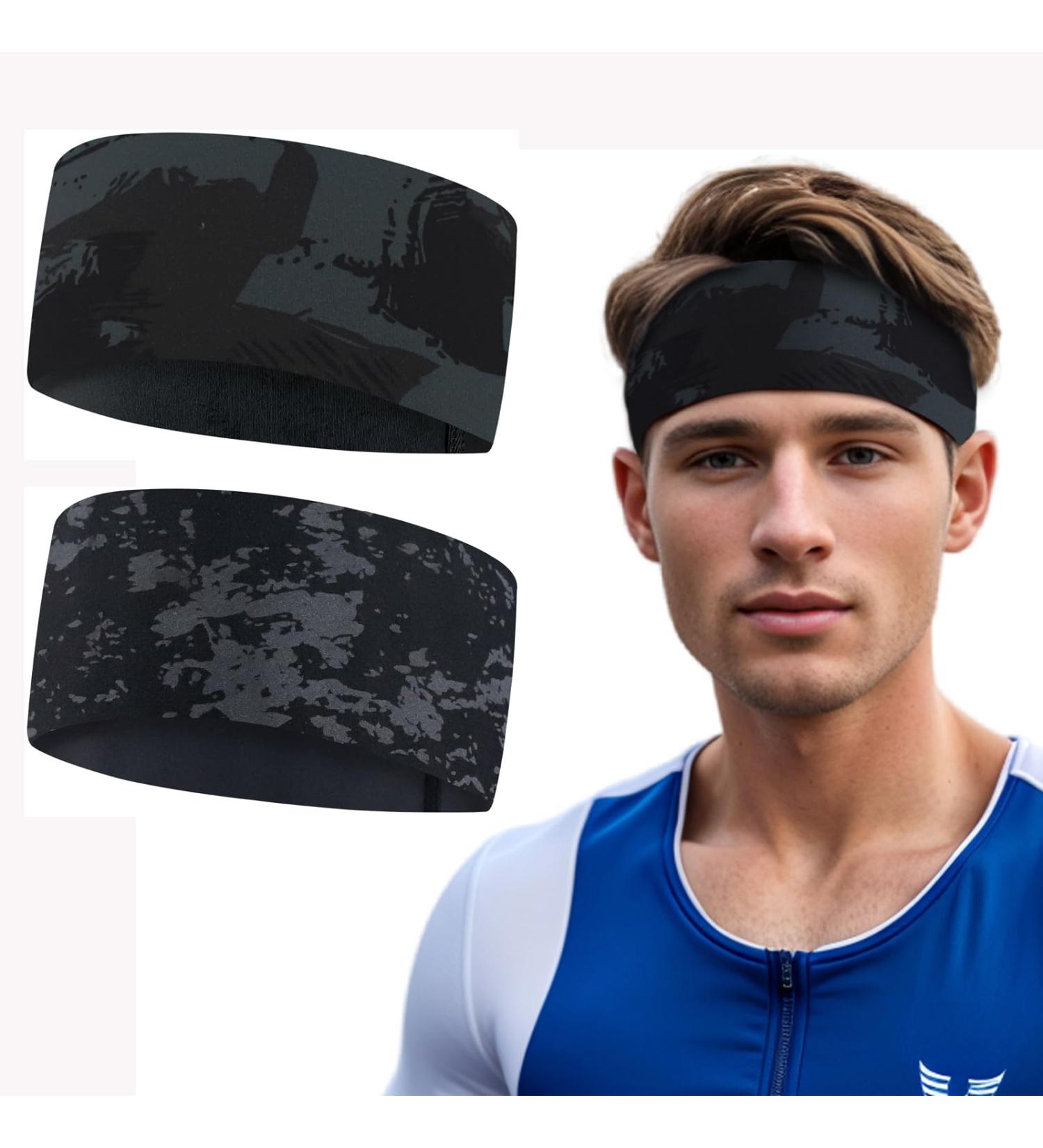 Buy Sporte Headband for Men & Women - Thin Wide Elastic Hair Band for Fitness Jogging Running Hiking & Yoga - Fits Under Helmet - Multi-Color Options Available - Buy Online on GoSupps.com