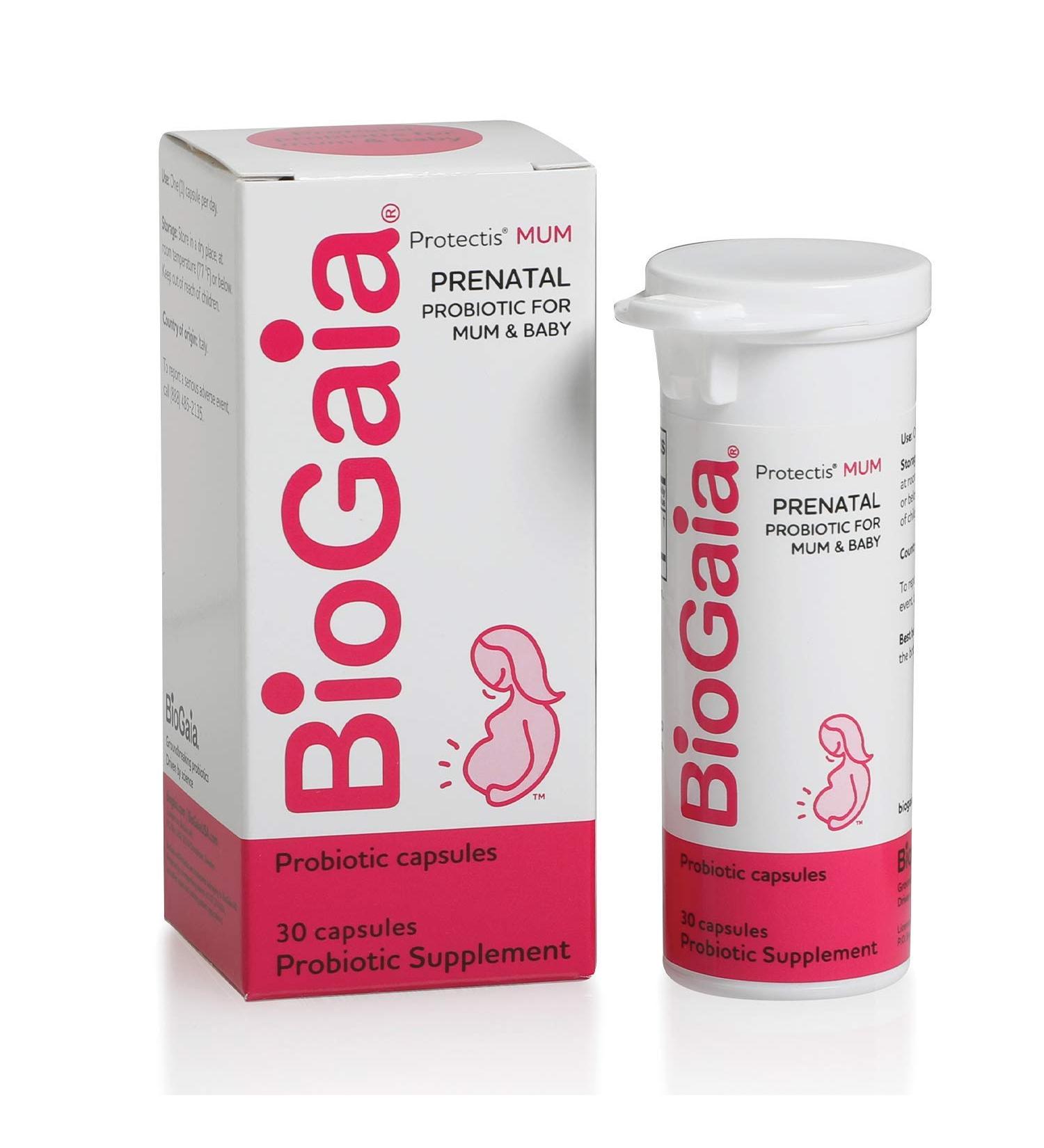 BioGaia Protectis MUM Prenatal Probiotic - 30 Capsules for Maternal Health - Buy Online on GoSupps.com