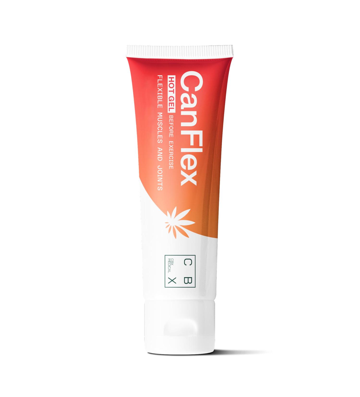 CanFlex Hot Gel | Gel Chauffant Pour Muscles & Articulations Avant Effort | Boswellia Capsa cine Naturelle | Pr paration Sport Mobilit Douce | Tube 100ml Anti-raideur - Buy Online on GoSupps.com