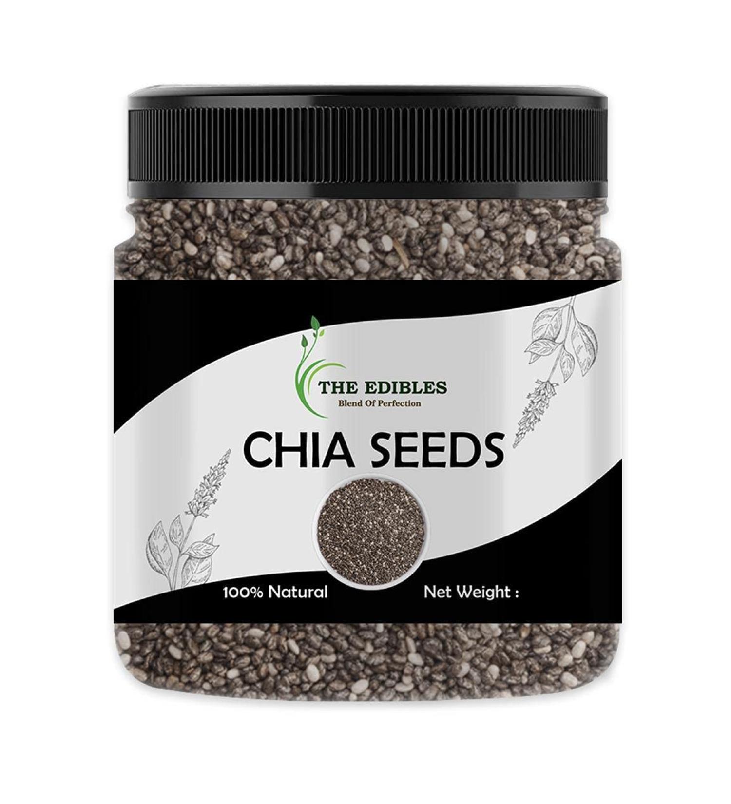 THE EDIBLES Chia Seeds 250g - Chia Seeds for Eating_Packing May Vary - Buy Online on GoSupps.com