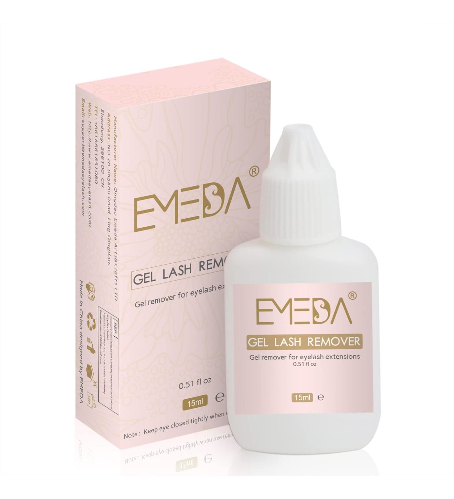 EMEDA Eyelash Extension Remover Gel - Professional 15ml Lash Glue Dissolver for Quick and Powerful Removal of Individual Extensions - Not for Clusters - Buy Online on GoSupps.com