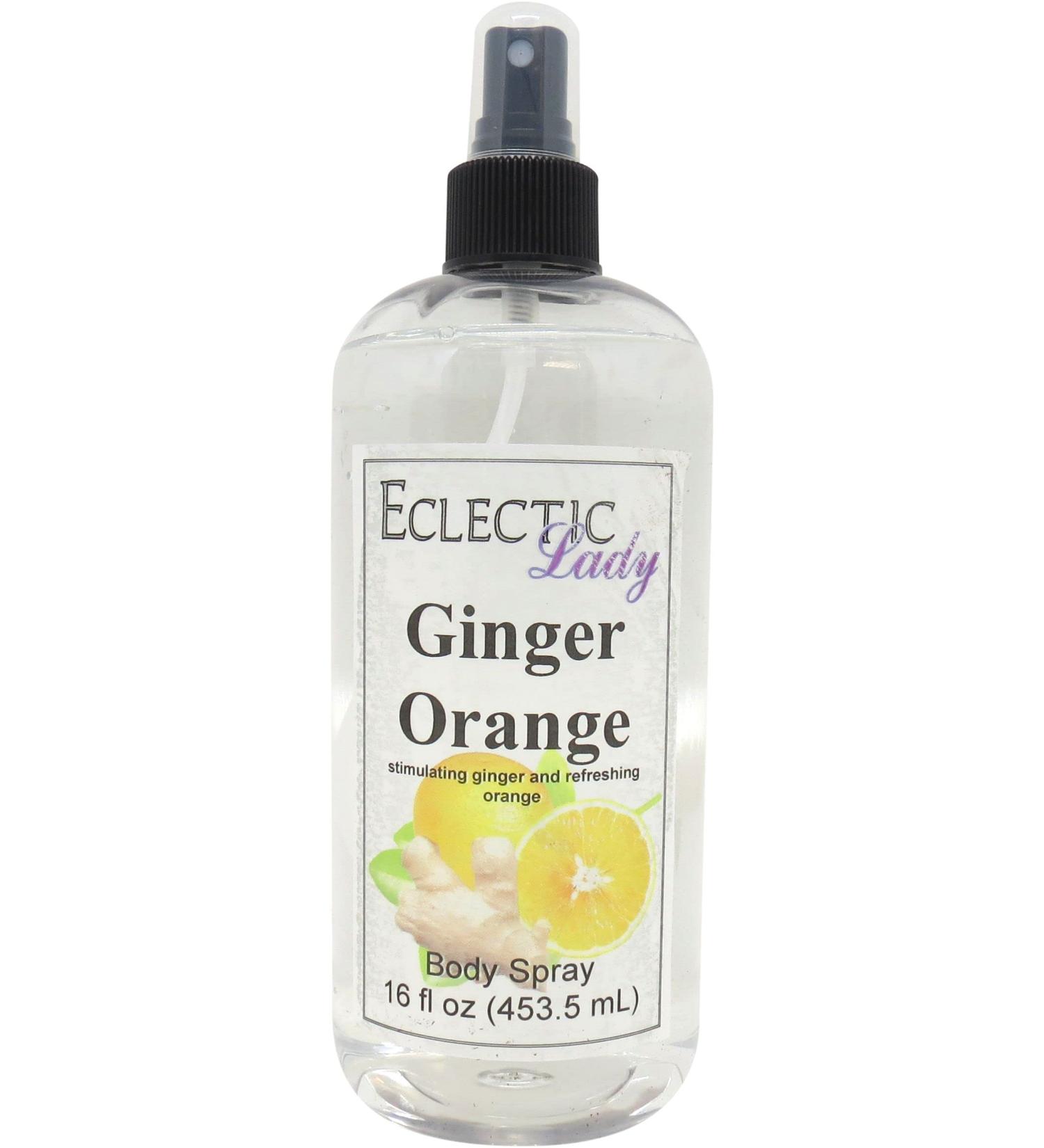 Ginger Orange Body Spray (Double Strength) 16 ounces Body Mist for Women with Clean Light & Gentle Fragrance Long Lasting Perfume with Comforting Scent for Men & Women Cologne with Soft Subtle 16 Fluid Ounces (Double Strength) - Buy Online on GoSupps.com