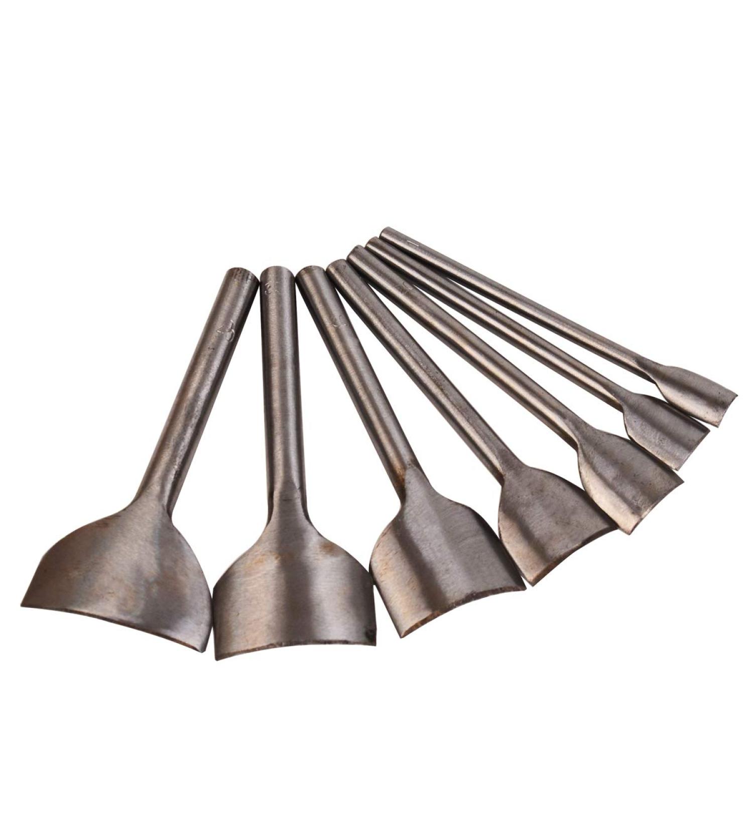 Baitaihem 7 Pcs Leather Craft Half-Round Cutter Punch Set - 7 Sizes (10mm-40mm) for Wallets, Belts, Bags - Buy Online on GoSupps.com