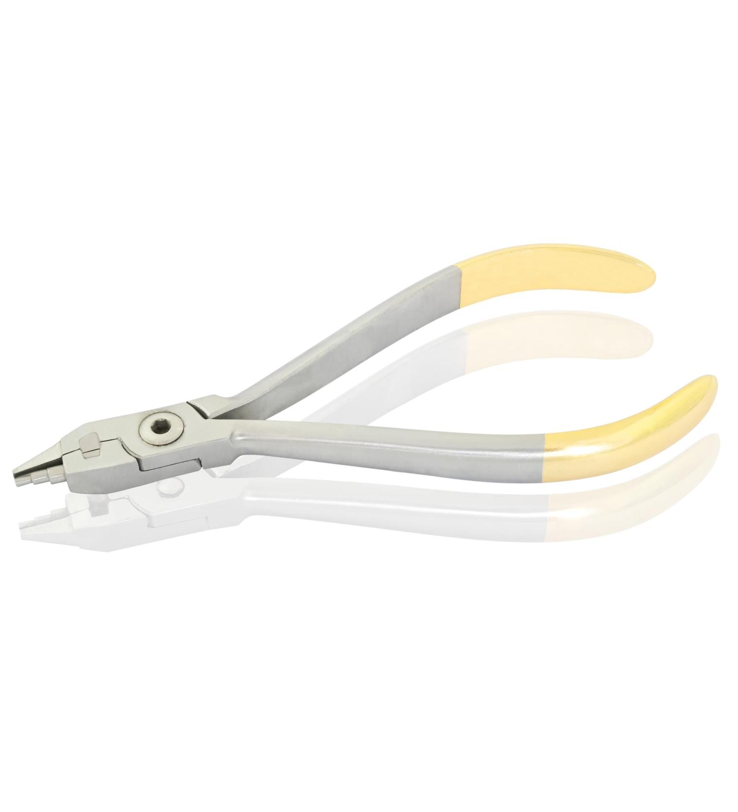 Dental Orthodontic Wire Bending Tweed Loop Forming Pliers with Tungsten Carbide Cutter Stainless Steel Kim Combination Plier
