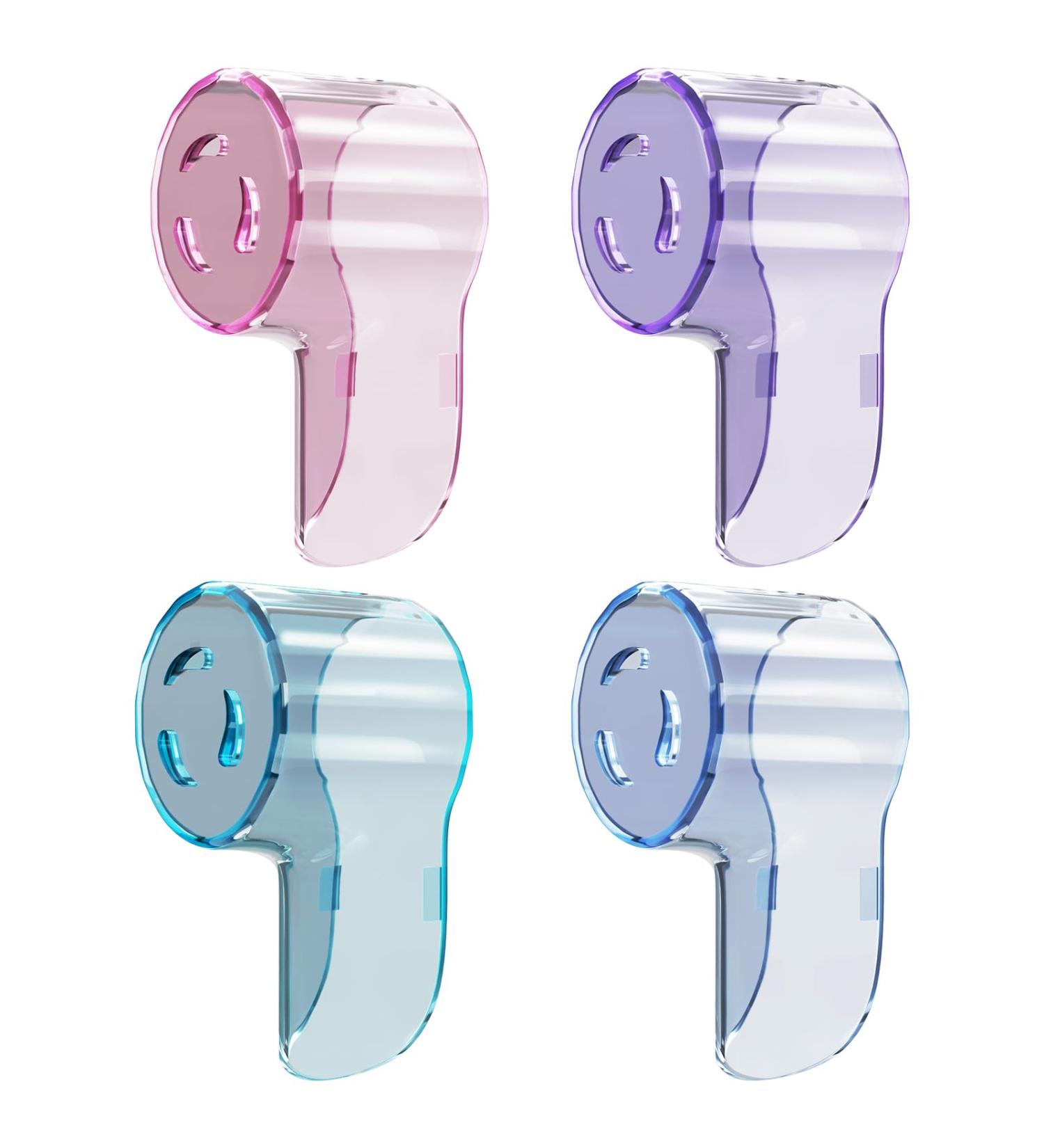Travel & Home Toothbrush Covers for Oral B Replacement Heads | Thisong - Set of 4 Colored - Buy Online on GoSupps.com