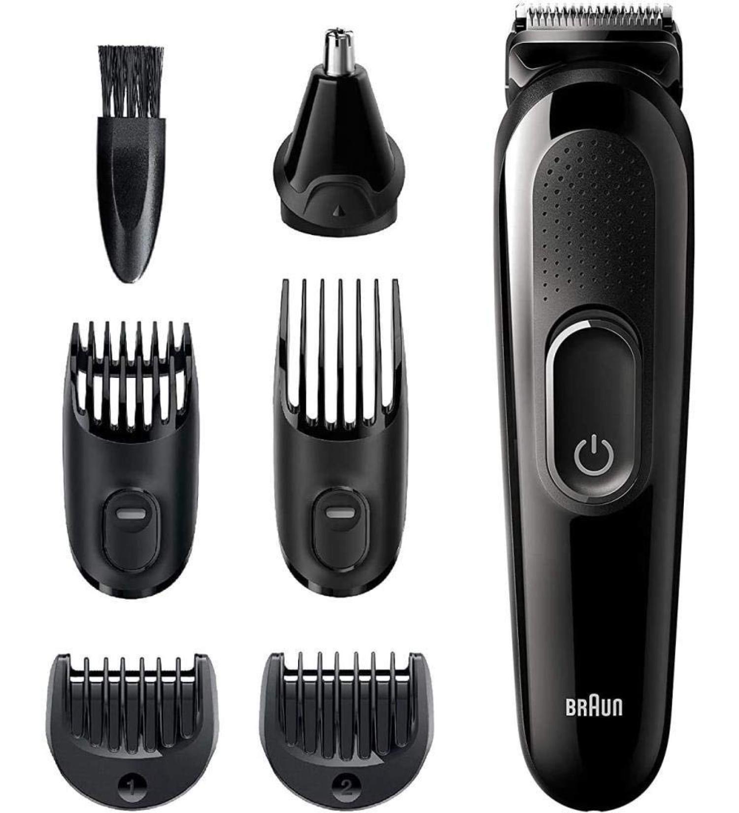 Braun All-in-One MGK3220 Beard Trimmer Black | Precision Grooming & Versatile Styling | International Shipping Available - Buy Online on GoSupps.com