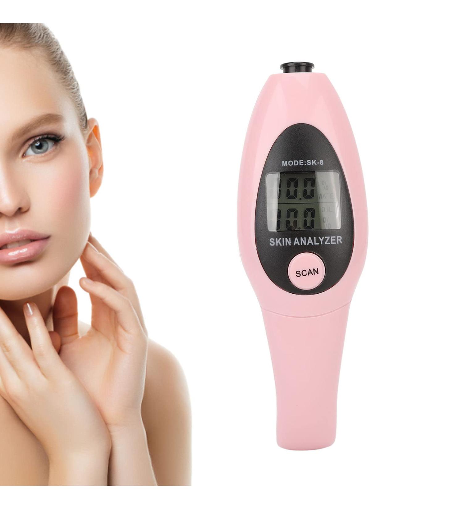 Natudeco Facial Skin Tester Skin Care Water Oil Tester Portable Skin Analyzer with Led Screen for Beauty Salon Skin Care Product Effect Testing - Buy Online on GoSupps.com