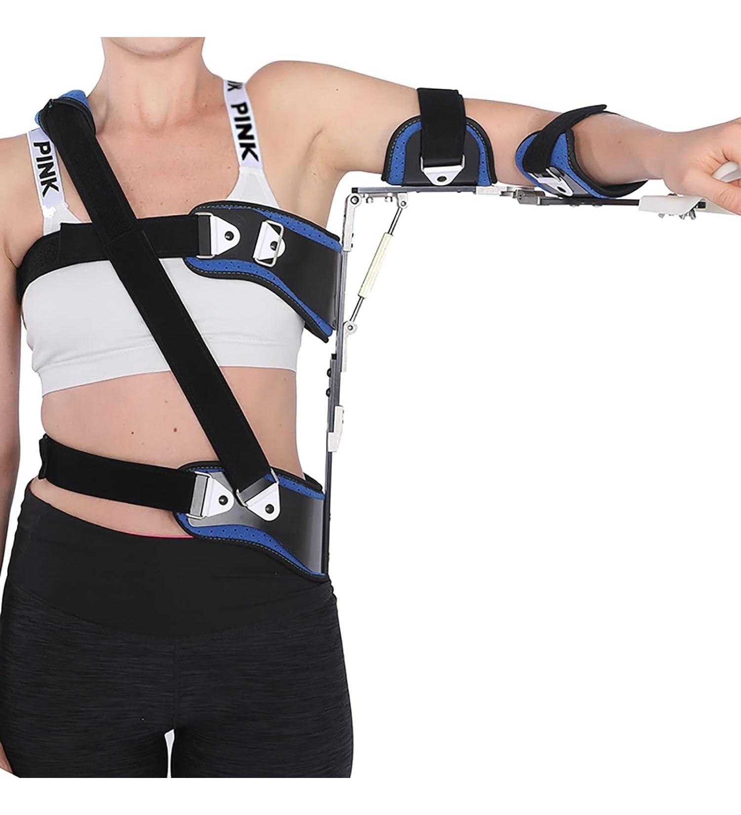 FoRes Adjustable Shoulder Arm Support Brace - Medical Elbow Support with Breathable Liner & Hand Rest | International Shipping Available - Buy Online on GoSupps.com