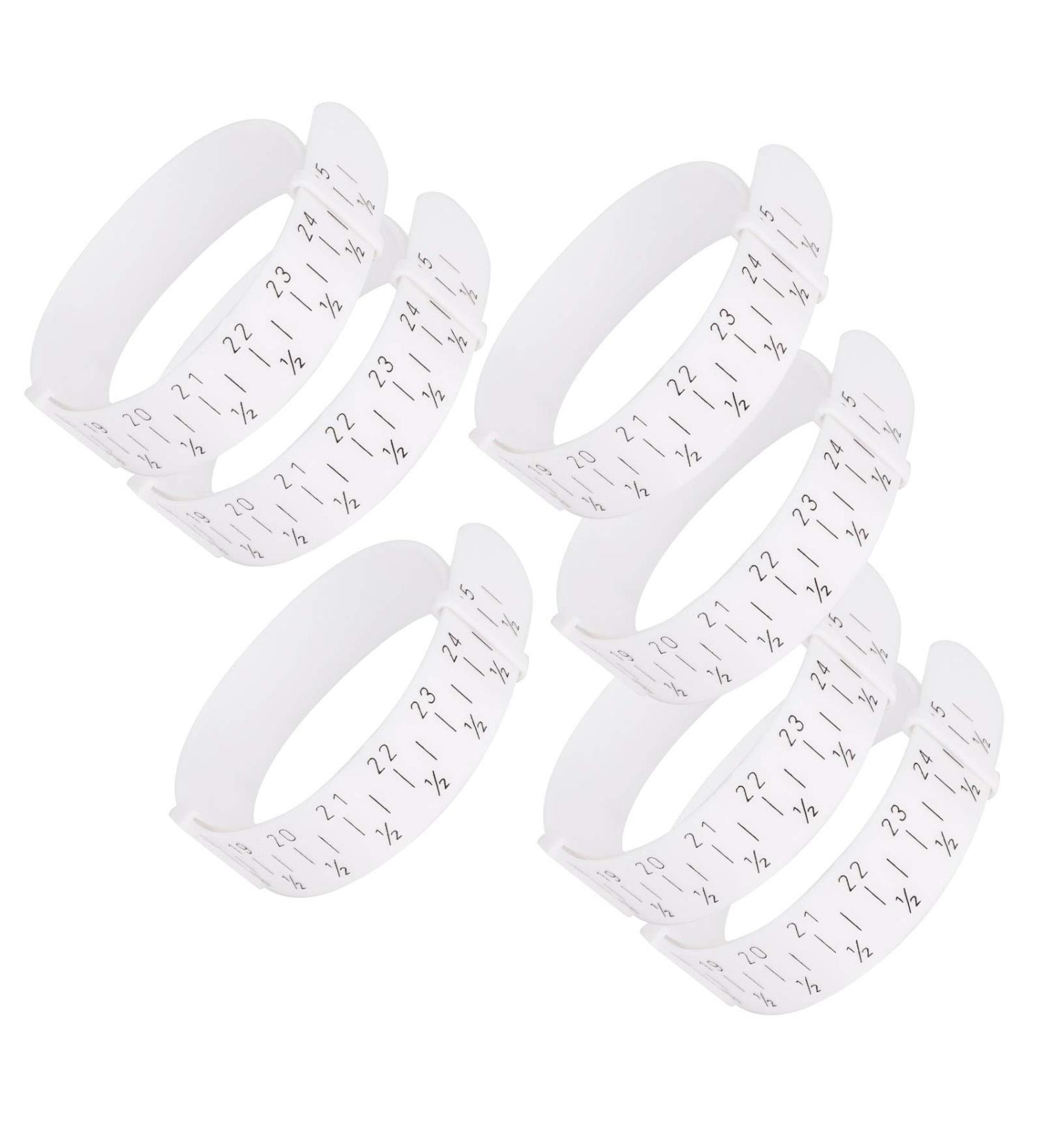 Wrist Sizer 7Pcs Compact Size Wrist Size Gauging Lightweight Portable for Wrist Measurement - Buy Online on GoSupps.com