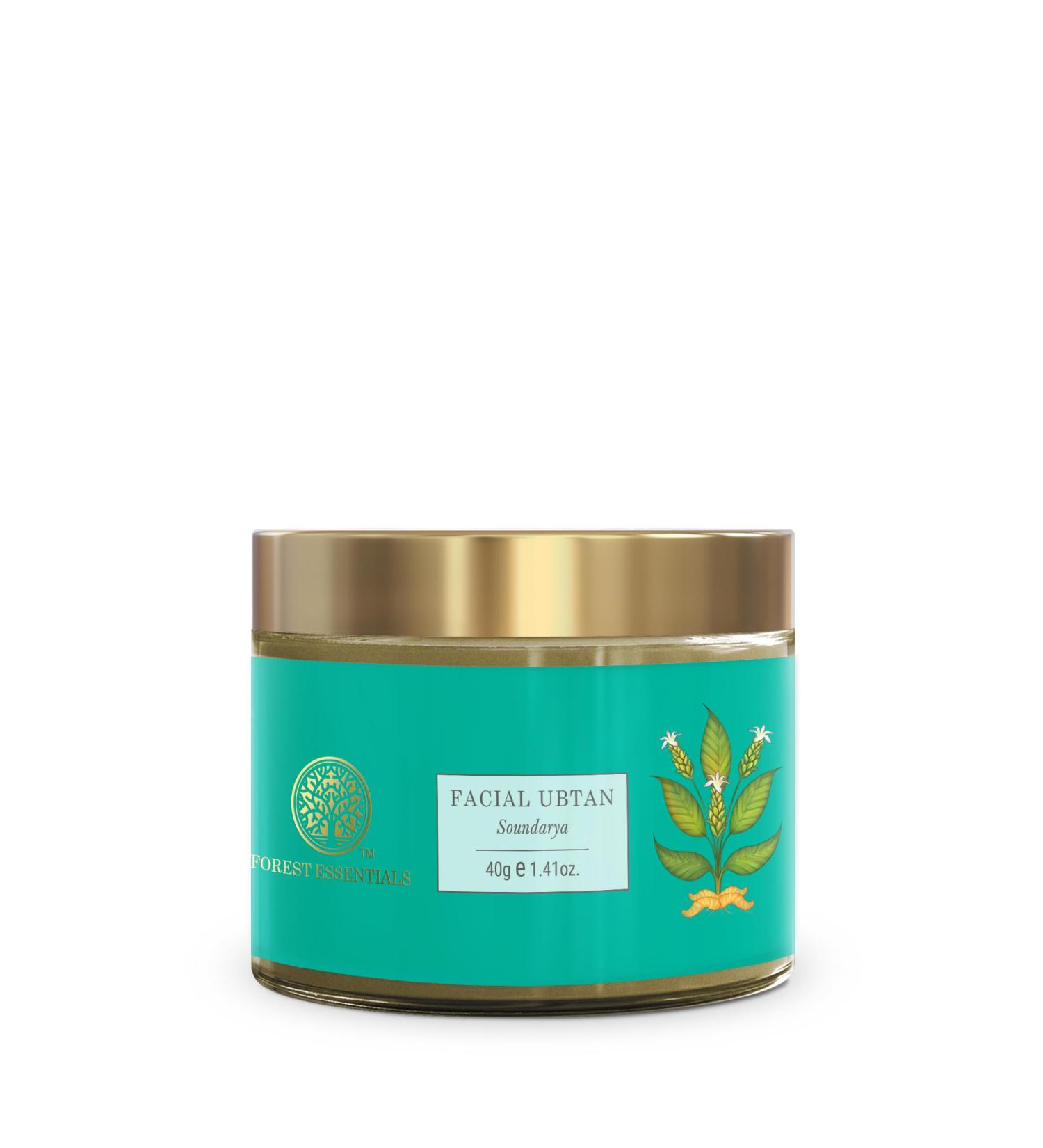 Buy Forest Essentials Soundarya Facial Ubtan 80g - Organic Skin Care for Radiant Glow | International Shipping - Buy Online on GoSupps.com