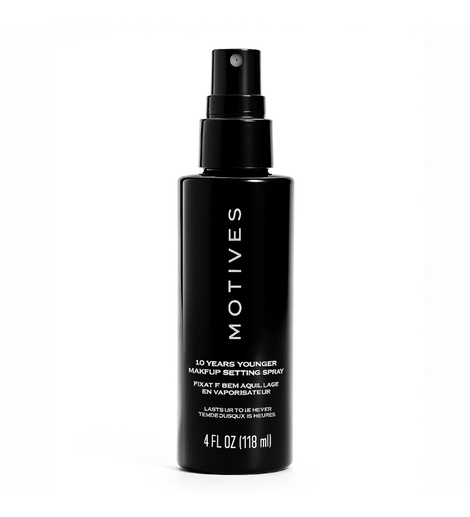 Motives 10 Years Younger Makeup Setting Spray - Long-Lasting Hold Minimizes Slippage Flawless Finish Minimizes Pores Lines Wrinkles & Scars Makeup Setting Spray Oil-Free 4 fl. oz - Buy Online on GoSupps.com
