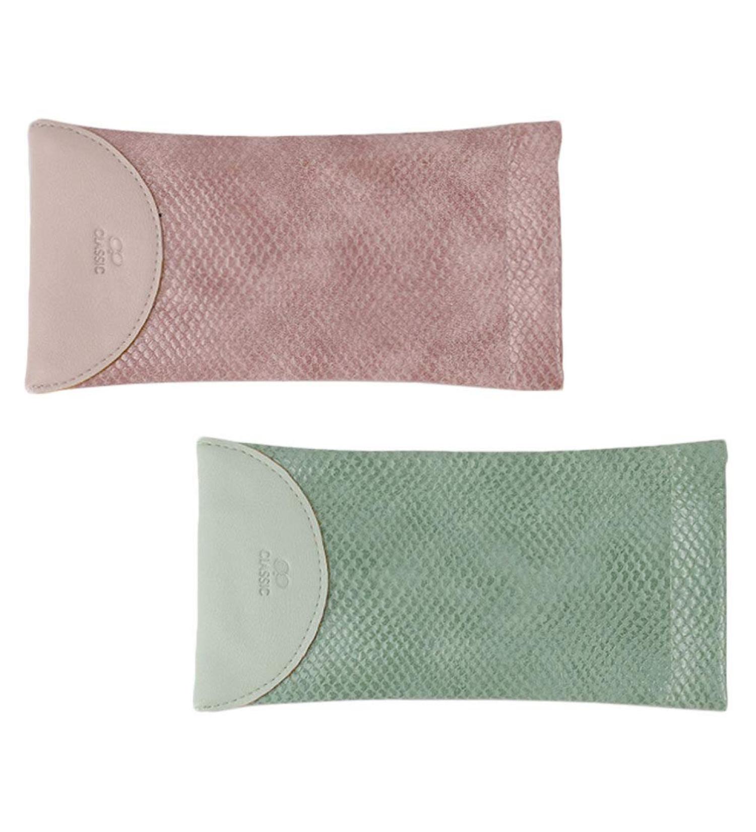 EXCEART 2pcs PU Leather Sunglasses Case & Pouch - Stylish Sunglasses Holder Bag for Home Outdoor & Travel - Buy Online on GoSupps.com