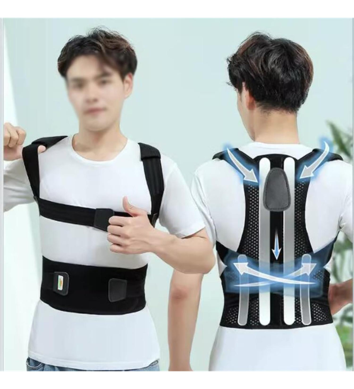 ZUIAI Adult Hunchback Orthodontic Men's Special Improvement Hunchback Hunchback Back Correction Artifact Posture Belt(Large) Large D - Buy Online on GoSupps.com