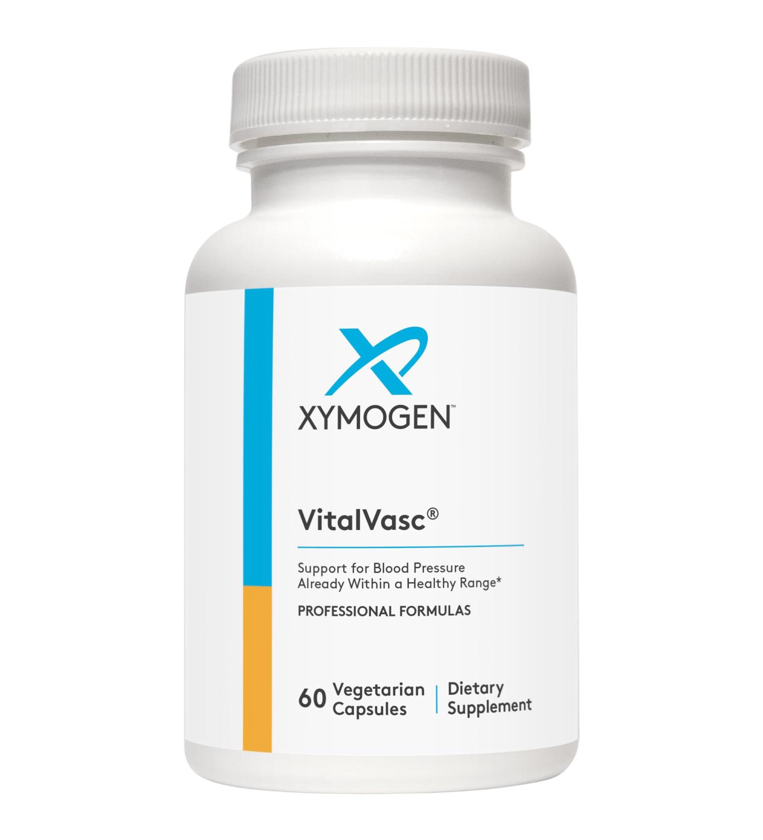 XYMOGEN VitalVasc - Grape Seed & Olive Leaf Extract Capsules -Supplements with Antioxidant Support - Gluten Free, Vegan + Non GMO (60 Caps) - Buy Online on GoSupps.com