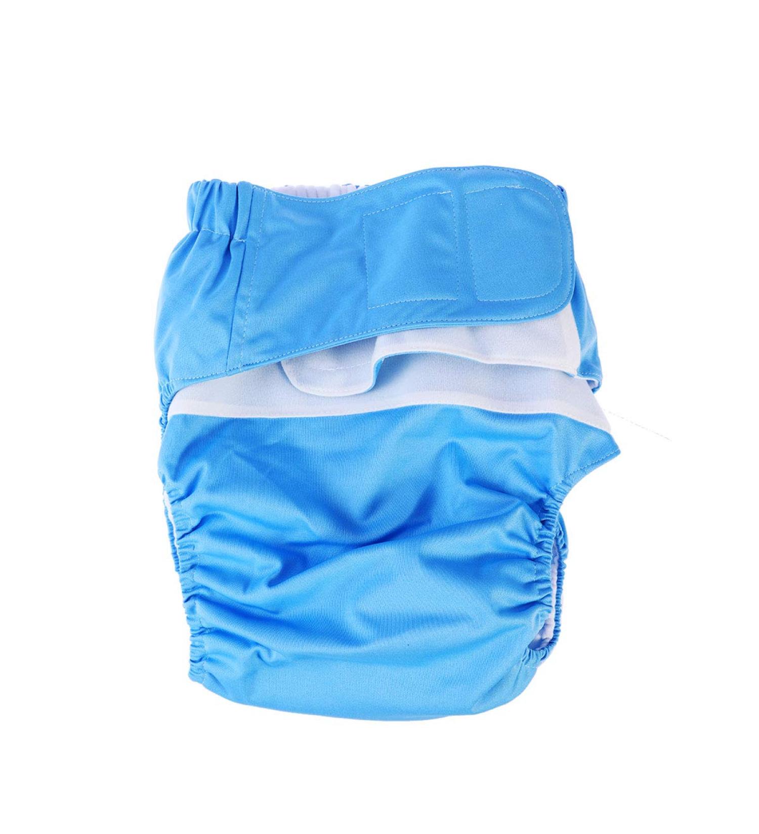 Healifty Washable Underwear 2pcs Adult Diapers Covers - Reusable Incontinence Pants for Women Men - Cloth Diaper Wraps - Washable Overnight Leakfree Underwear - Sky Blue - Buy Online on GoSupps.com
