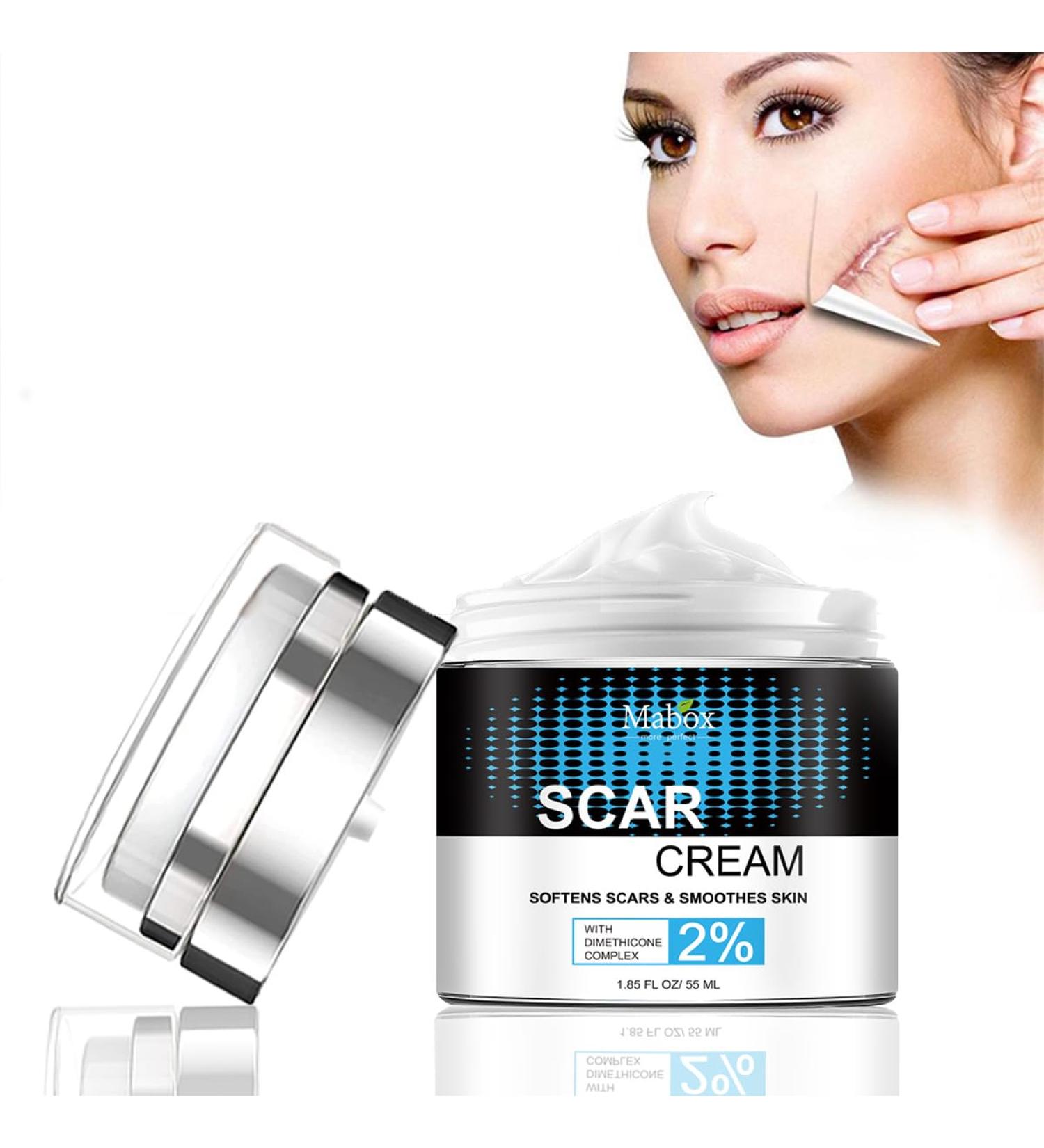 Scar Removal Cream - Repair & Moisturize Old/New Scars, for Male/Female, Surgery/Scald/Burns - 1.85 FL OZ - Buy Online on GoSupps.com