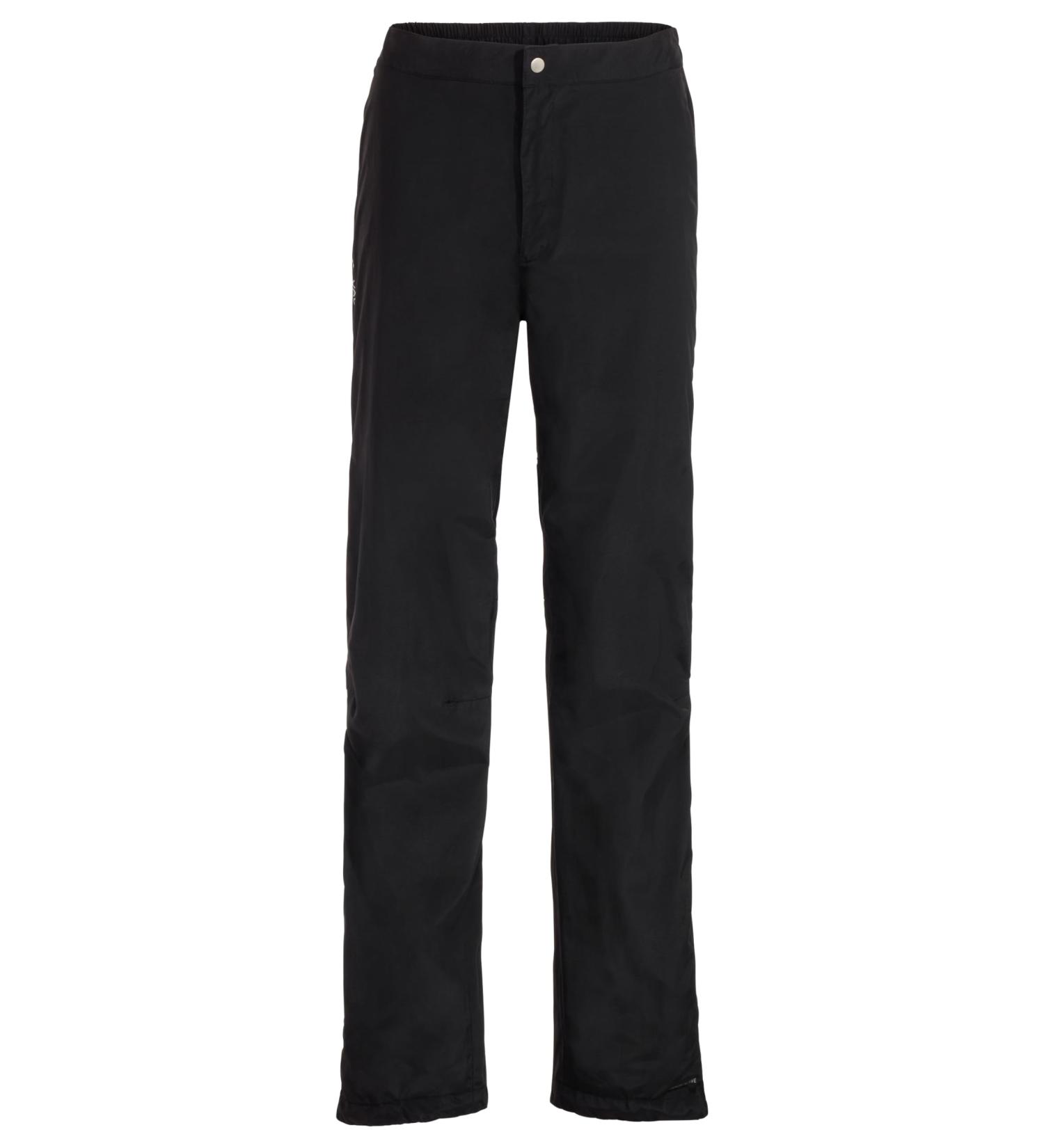 VAUDE Men's Yaras Rain Pants III S-Short Black - Waterproof & Lightweight Outdoor Gear for Men | International Shipping Available - Buy Online on GoSupps.com