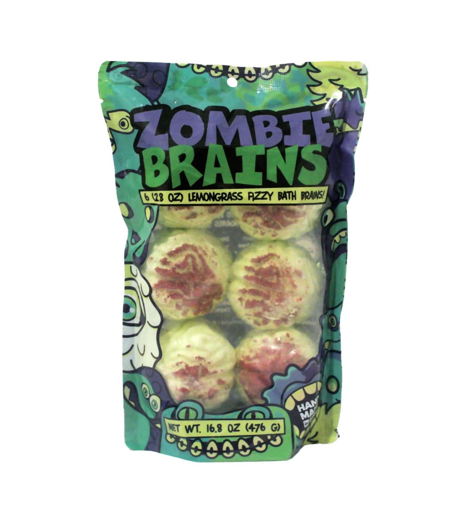 Enfusia Zombie Brain Handmade Fizzy Bombs - Spooky Bath Fizzies for a Ghoulishly Good Soak - Buy Online on GoSupps.com