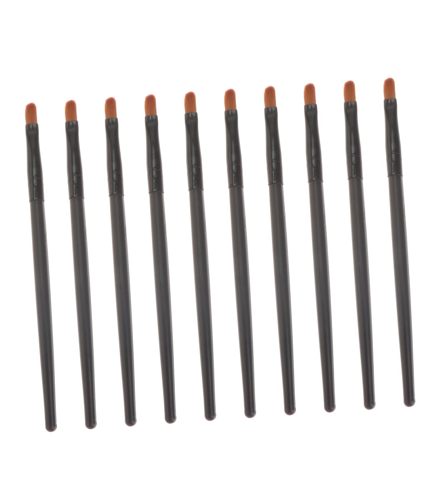 Baluue 20 Pcs Nose Shadow Brush Foundation Liquid Makeup Eyeshadow Applicator Black Wooden Handle - Buy Online on GoSupps.com