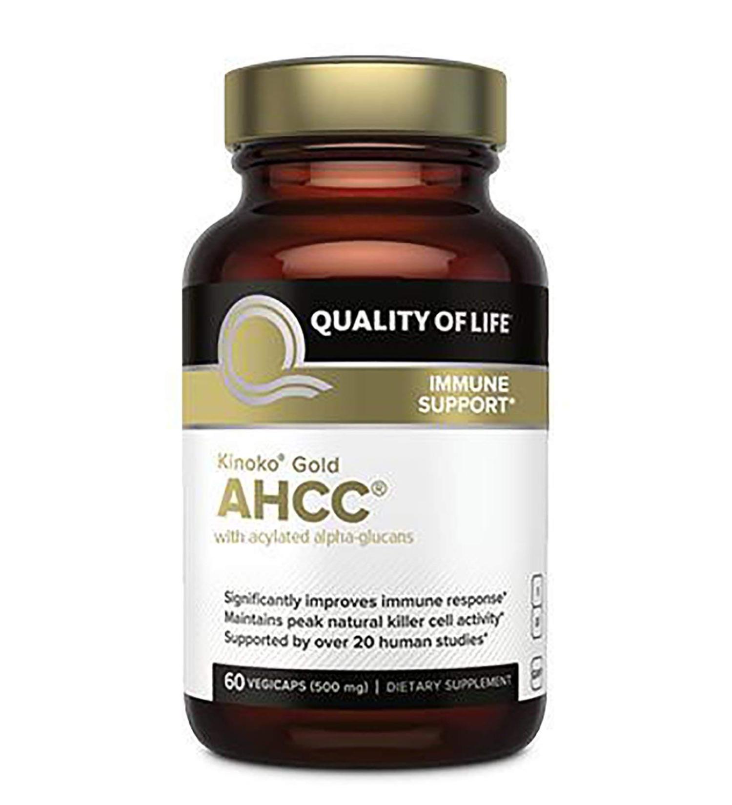 Quality of Life Quality of Life Labs Kinoko AHCC - 500 mg - 60 capsules par Quality of Life (manuel en anglais)