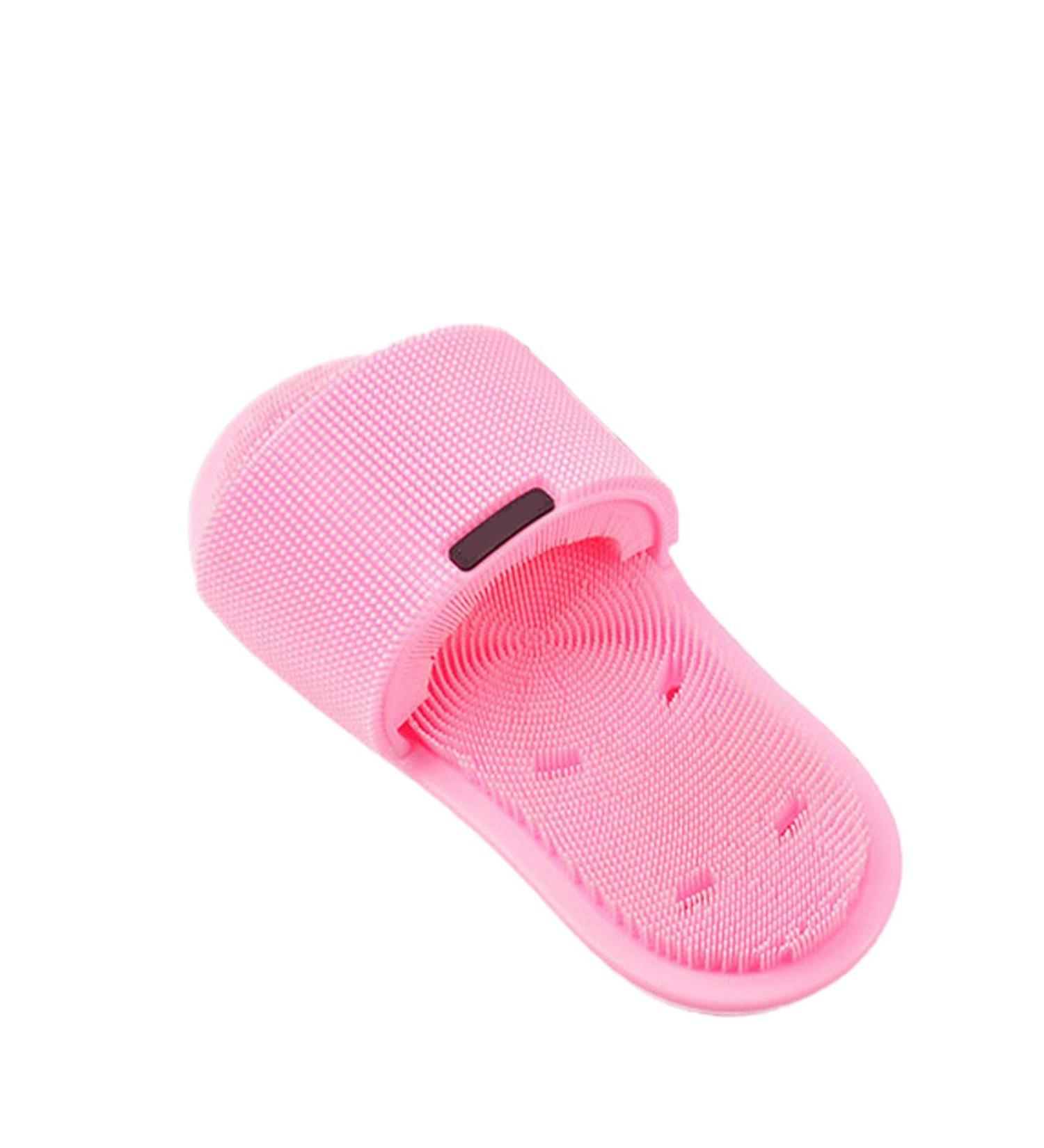 Appoo Foot Scrubber - Soft Silicone Foot Massager for Shower | Non-Slip Suction Cup | Pink Foot Cleaner for Men & Women - Buy Online on GoSupps.com