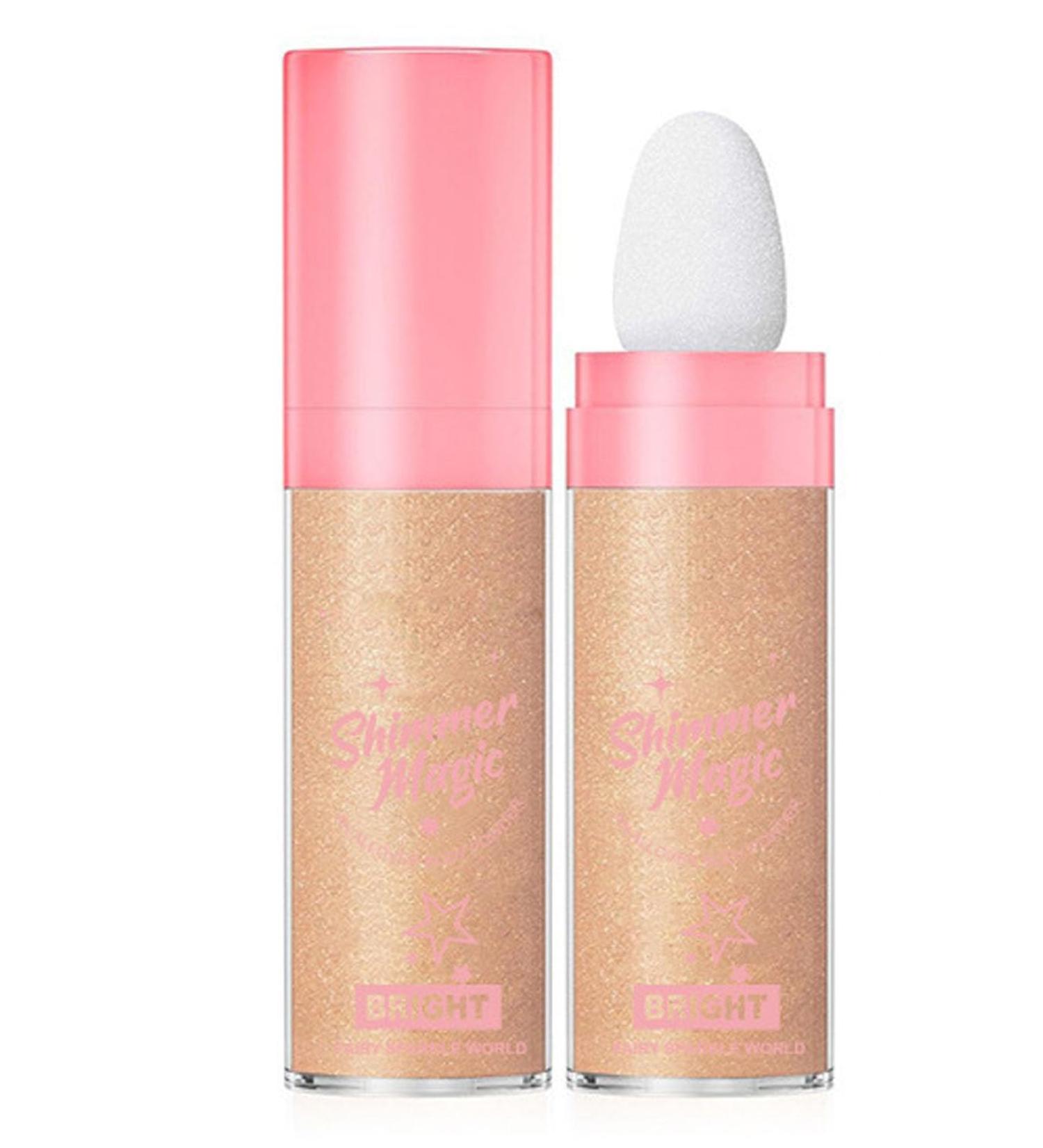 Highlighting and Finishing Stick - Fairy Highlighter Natural Stereo Contour Collarbone Patting Powder Highlighting Makeup (02) - Buy Online on GoSupps.com