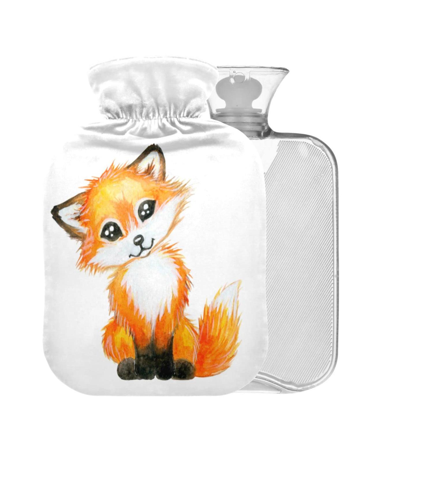 Large 2L Hot Water Bottle with Cover for Pain Relief | Soothing Neck & Shoulder Relief - Buy Online on GoSupps.com