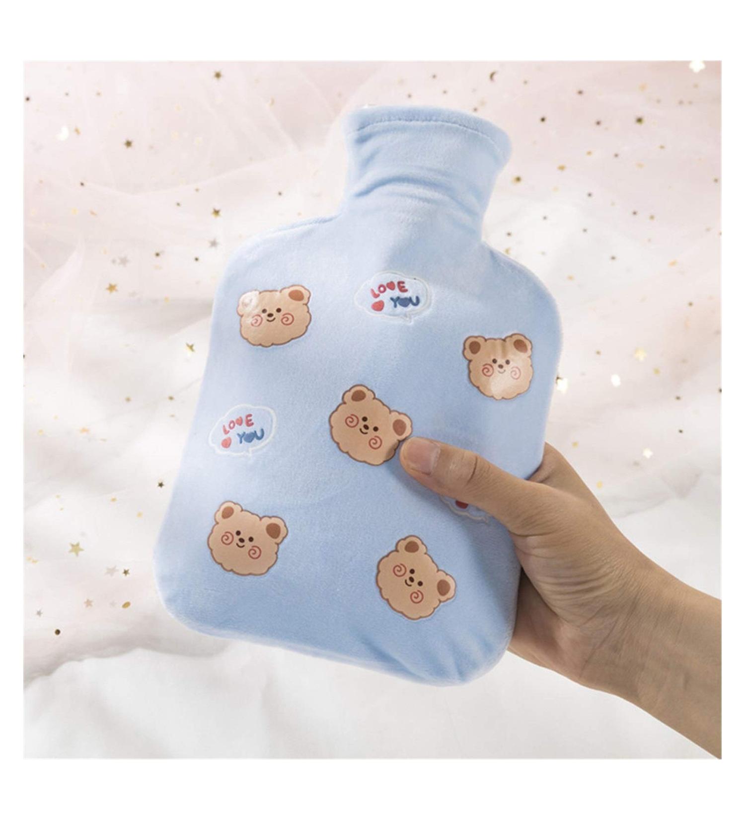 MAIES Classic Heat Bottle - Long-Lasting PVC Heat Pocket with Knitted Cover | Reusable & Portable for Warmth | International Shipping Available - Buy Online on GoSupps.com