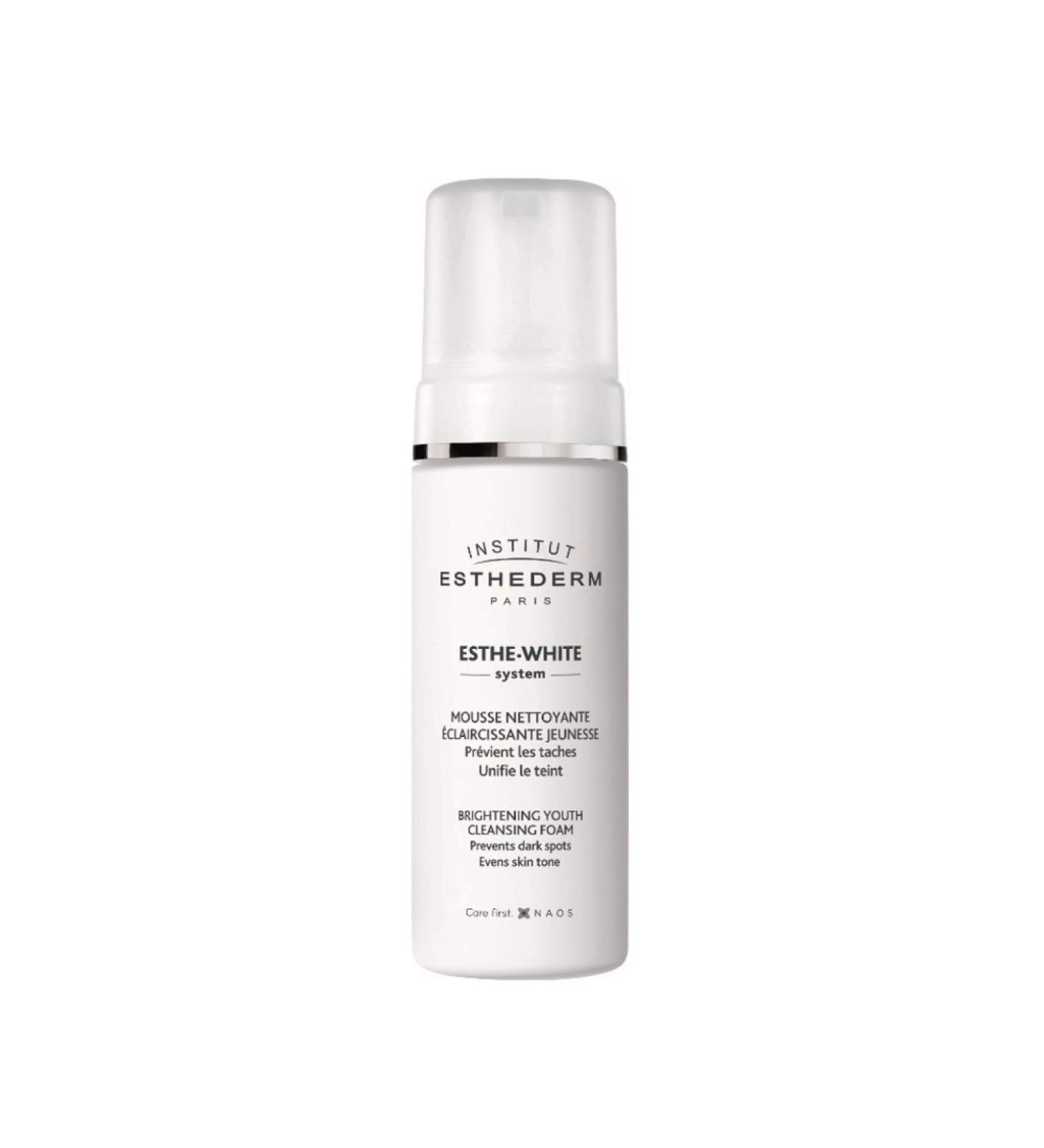Institut Esthederm Esthe-White System Brightening Youth Cleansing Foam 150ml - Buy Online on GoSupps.com