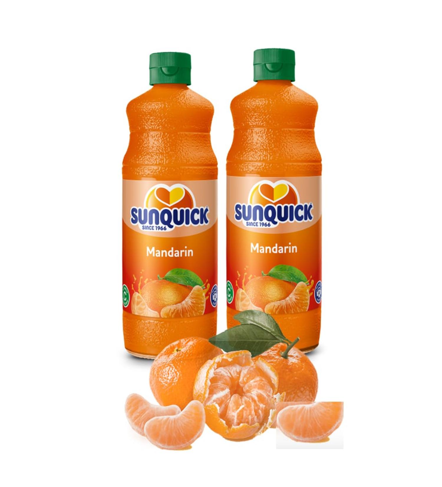 Sunquick Real Fruit Concentrate Juicer - Fruity Refreshment (Mandarin 2 Bottles) - Buy Online on GoSupps.com