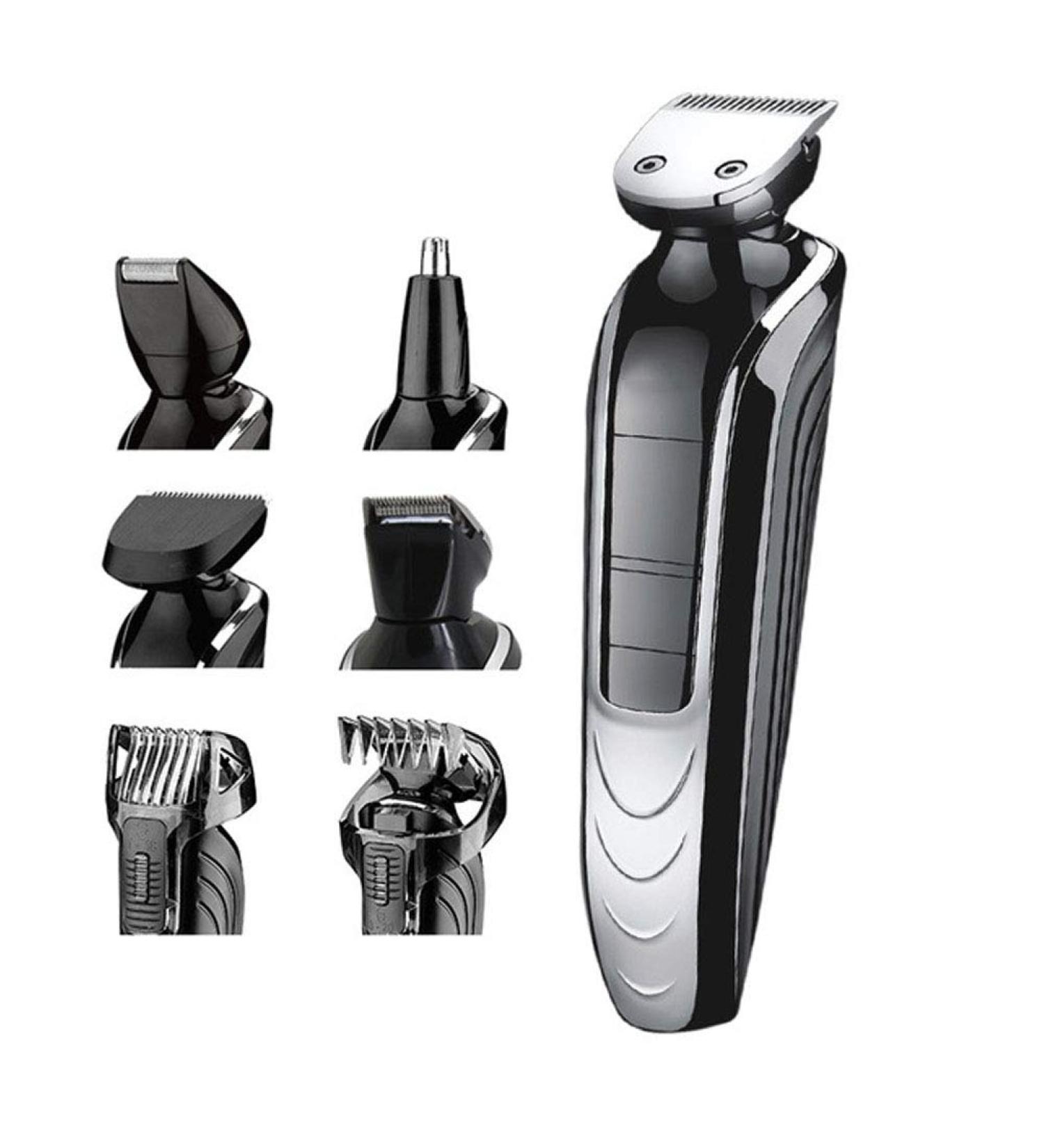Professional Men's Hair Trimmer Kit - Electric Clipper with LED Display & Multi-Grooming Tools for Beard Body & Nose Hair - Buy Online on GoSupps.com