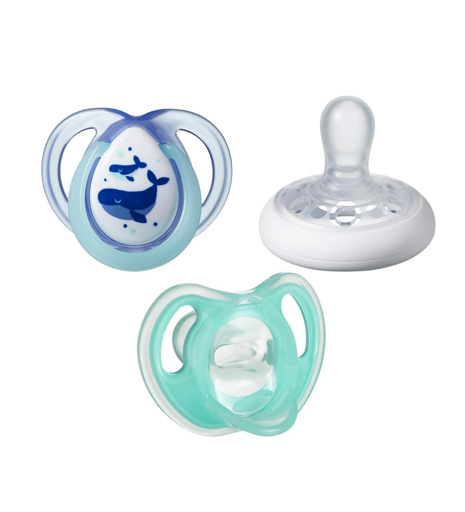 Tommee Tippee Pick-a-Paci Baby Pacifier Collection - BPA-Free, Symmetrical Design 0-6 Months (3 Pack) - Buy Online on GoSupps.com