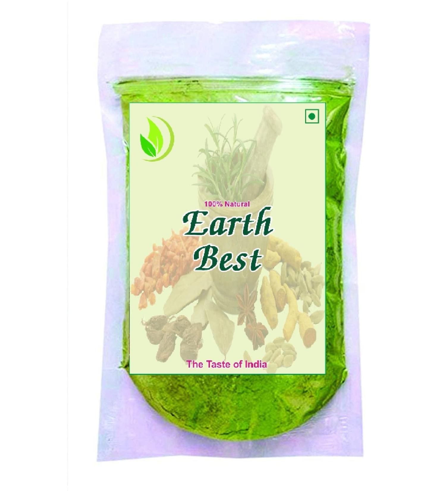 Earth Best Indigo Powder For Hair & Beared | Herbal Neel Powder | 100% Pure Organically Processed Hair Dye - Black Green 250 g