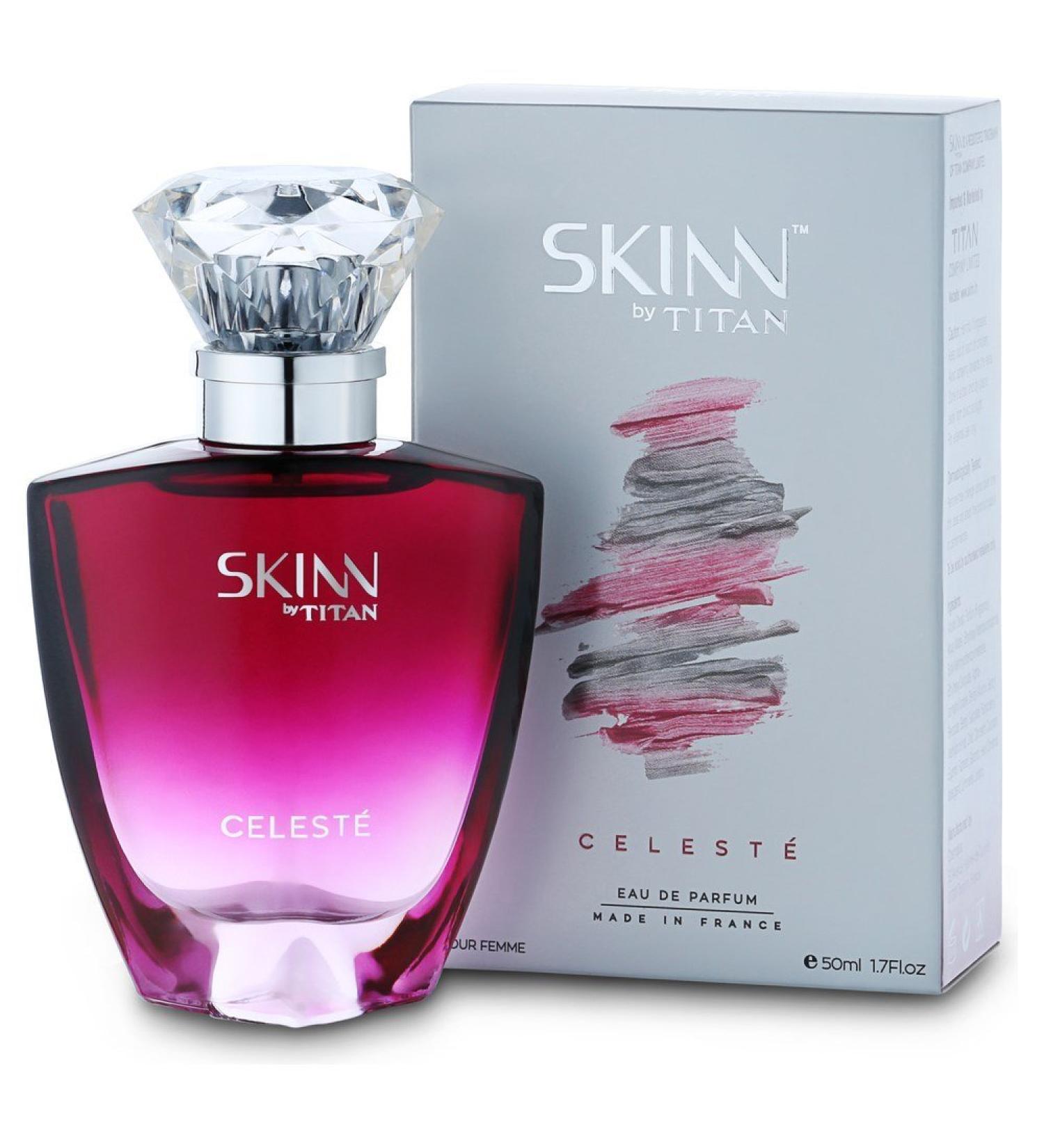Skinn's By Titan Creamy Celeste Jasmine Scent Perfume For Women 50Ml - Buy Online on GoSupps.com