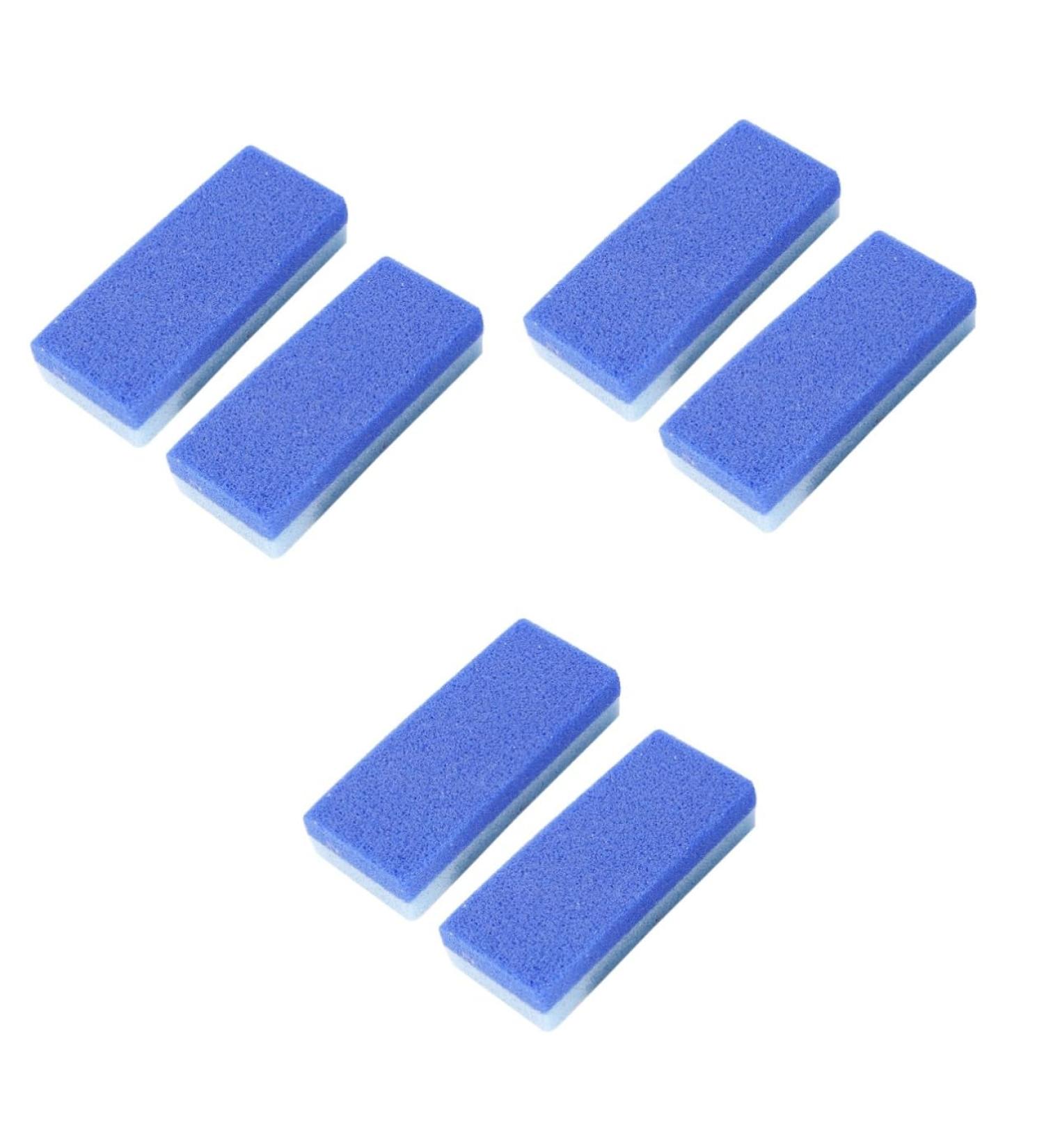 Beavorty 6pi ces Pierre P dicure Double Face Pour limination Des Peaux Mortes De Outils De Gommage Pour Pratique Pour Soins Quotidiens Domicile Couleur Bleue - Buy Online on GoSupps.com