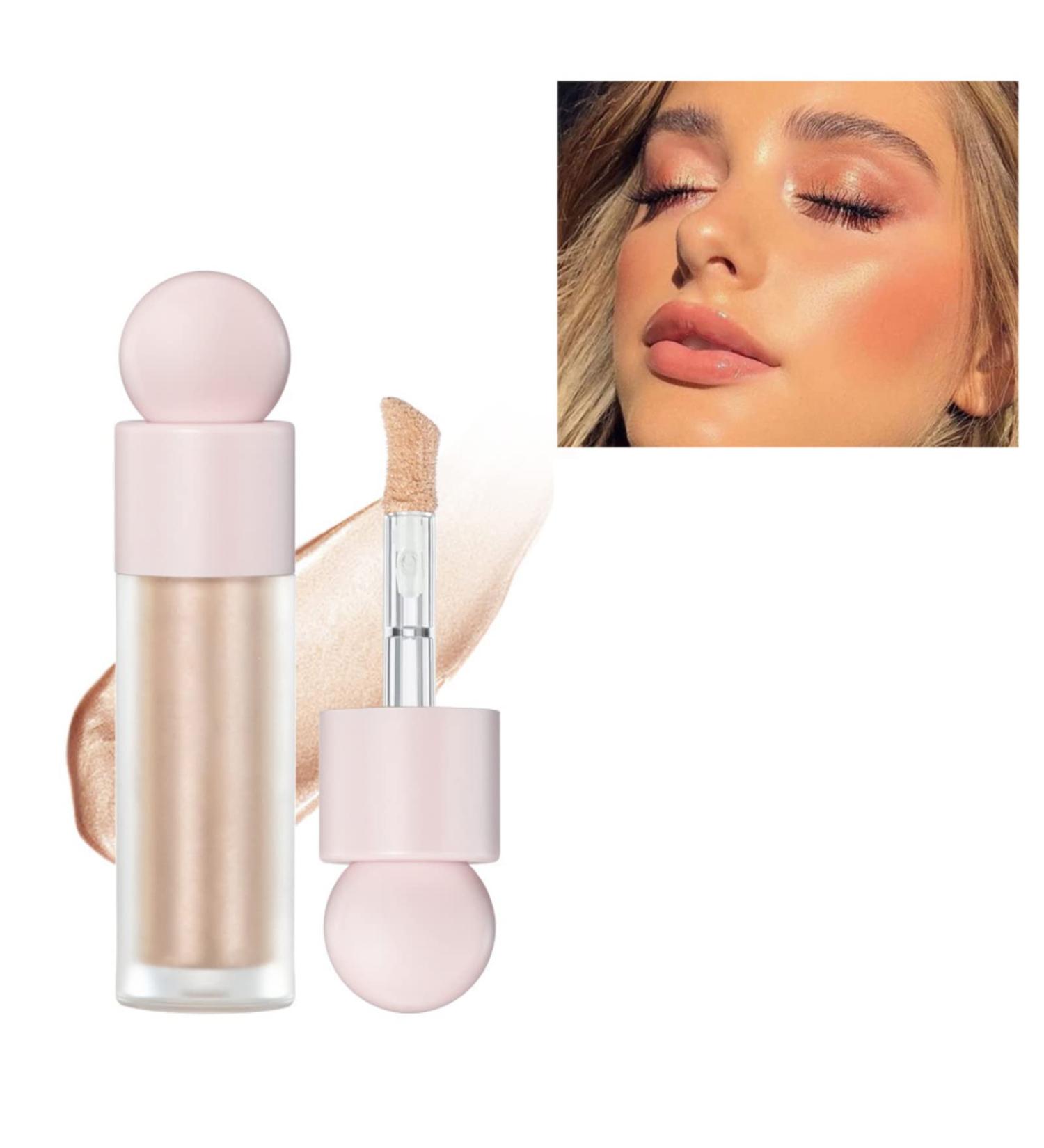 Waterproof Liquid Highlighter Stick for Face - Long Lasting Glitter Illuminator Makeup (#02) - Buy Online on GoSupps.com