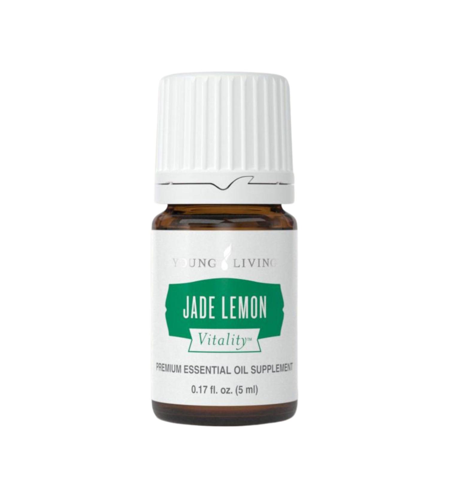 Young Living Jade Lemon Vitality 5 ml | Digestive Health Supplement & Natural Cleansing Essential Oil | Fresh Flavor for Culinary Use - Buy Online on GoSupps.com
