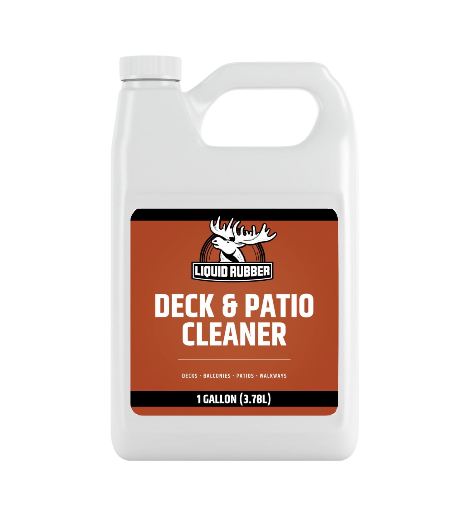 Liquid Rubber Deck & Patio Cleaner - Fast Acting Outdoor Surface Cleanser (1 Gallon) | Eco-Friendly Effective & Easy to Use - Shop Internationally - Buy Online on GoSupps.com