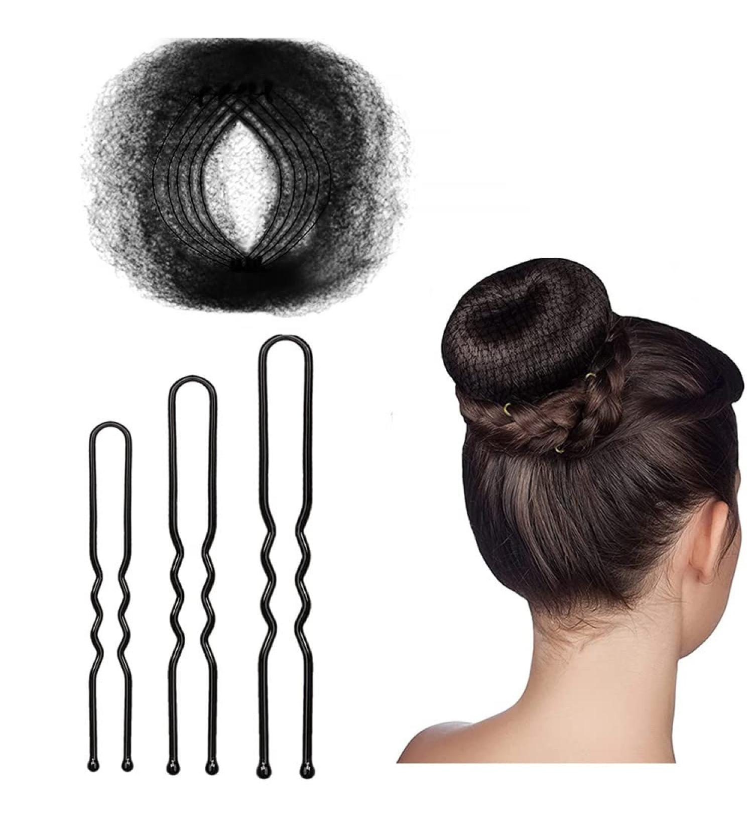 10PCS Hair Nets Invisible Elastic Edge Mesh Bun Hair Nets with 60PCS Hair Pins Assorted Size - Buy Online on GoSupps.com