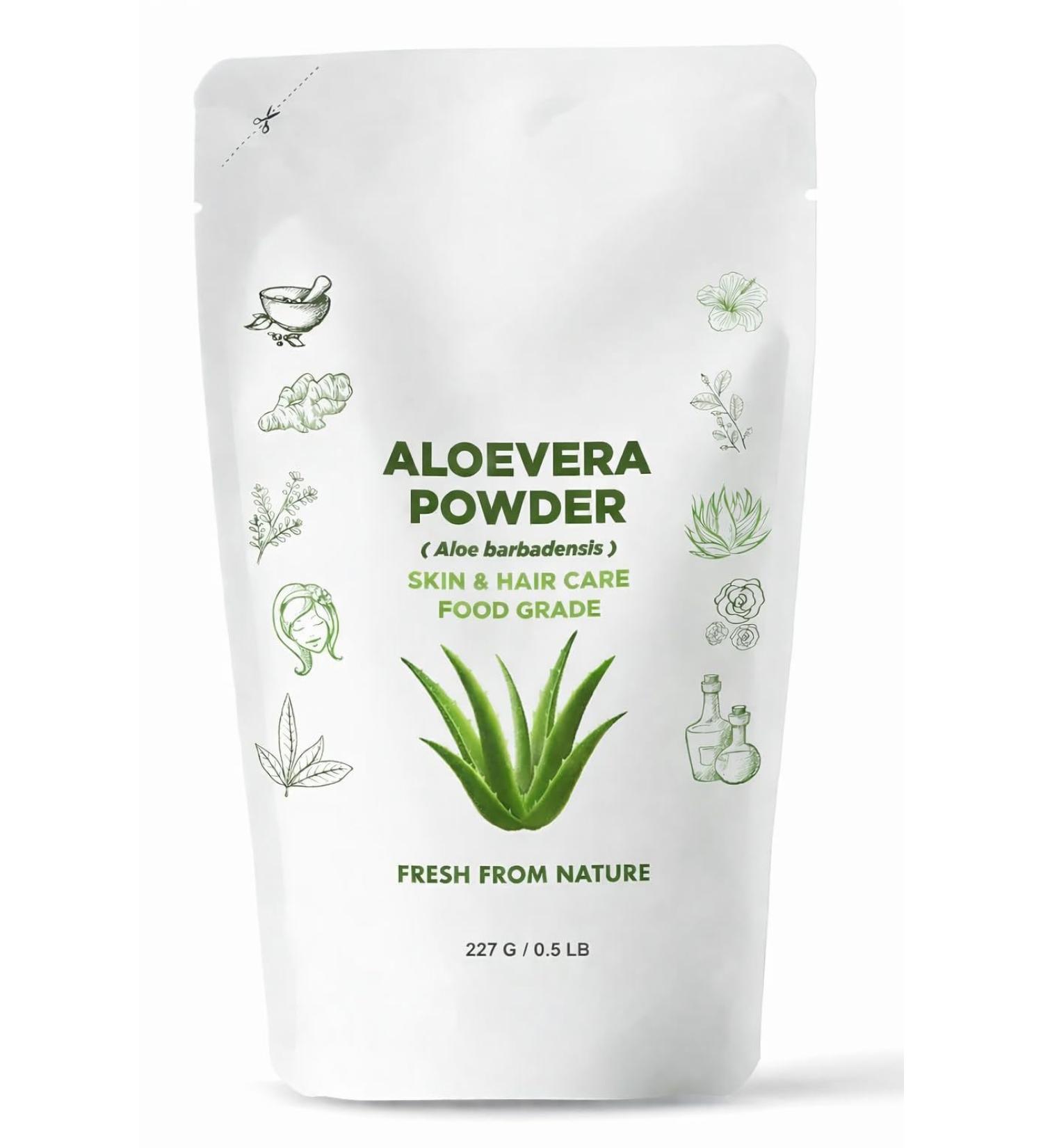 Aloe-Vera P0wder | for Face Skin & Hair Care 227g