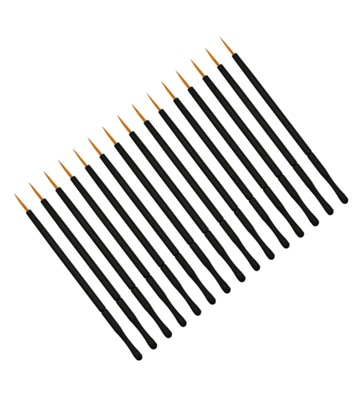 Mipcase 50pcs White Gel Eyeliner Pot Gel Liner Eyeliner Eye Makeup Tools Eyeliner Brush Disposable Set 10X0.5cm Orange - Buy Online on GoSupps.com
