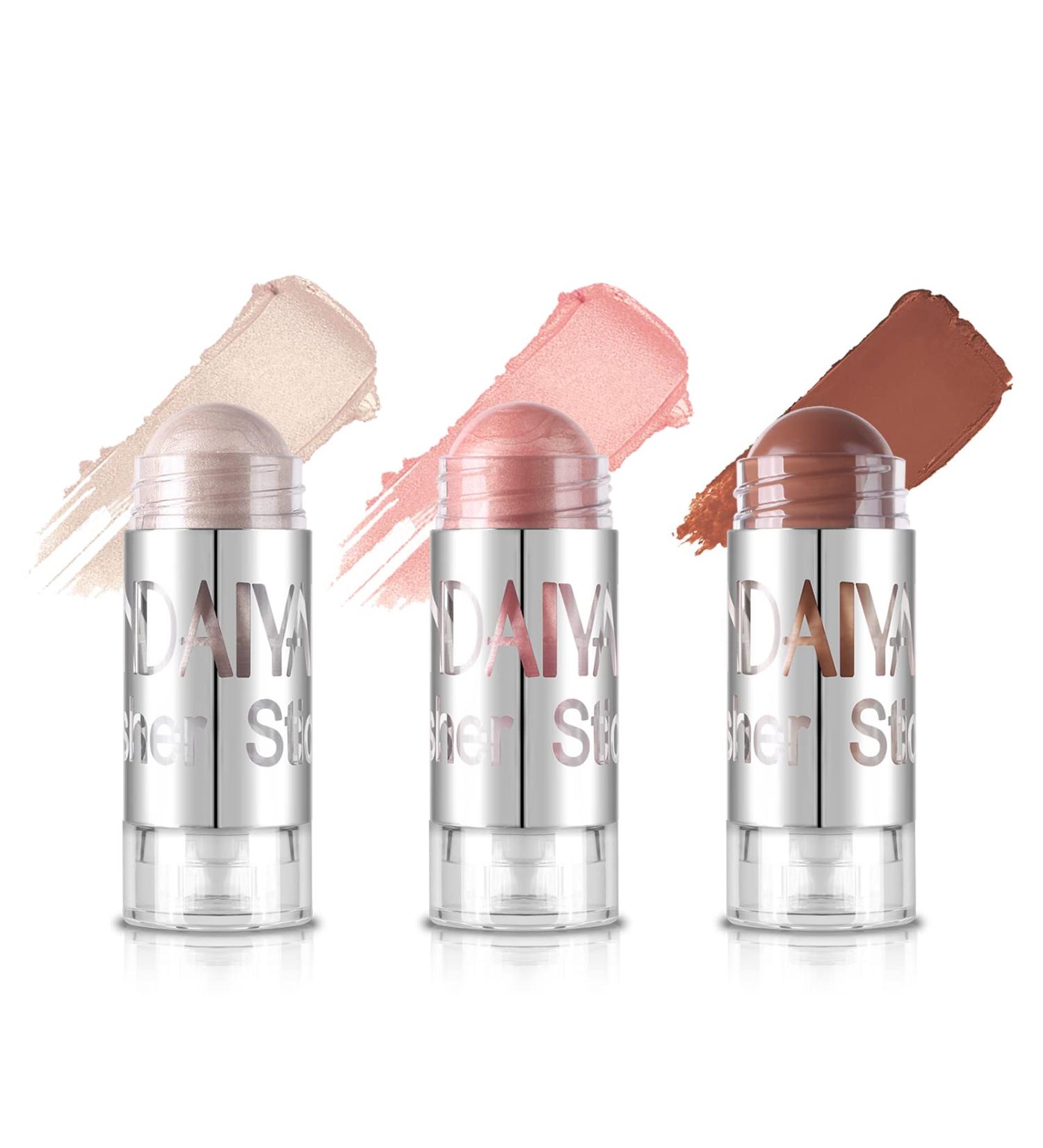 MEICOLY Multi Stick Trio Cream Blush Highlight Contour Glow Stick Set - Buy Online on GoSupps.com