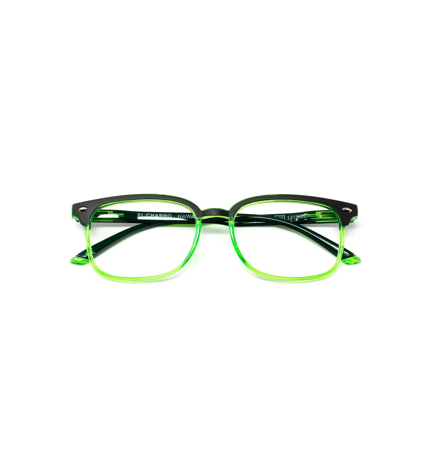 El Charro Hawaii Black & Green Reading Glasses +2.50 | Stylish & Comfortable International Shipping - Buy Online on GoSupps.com