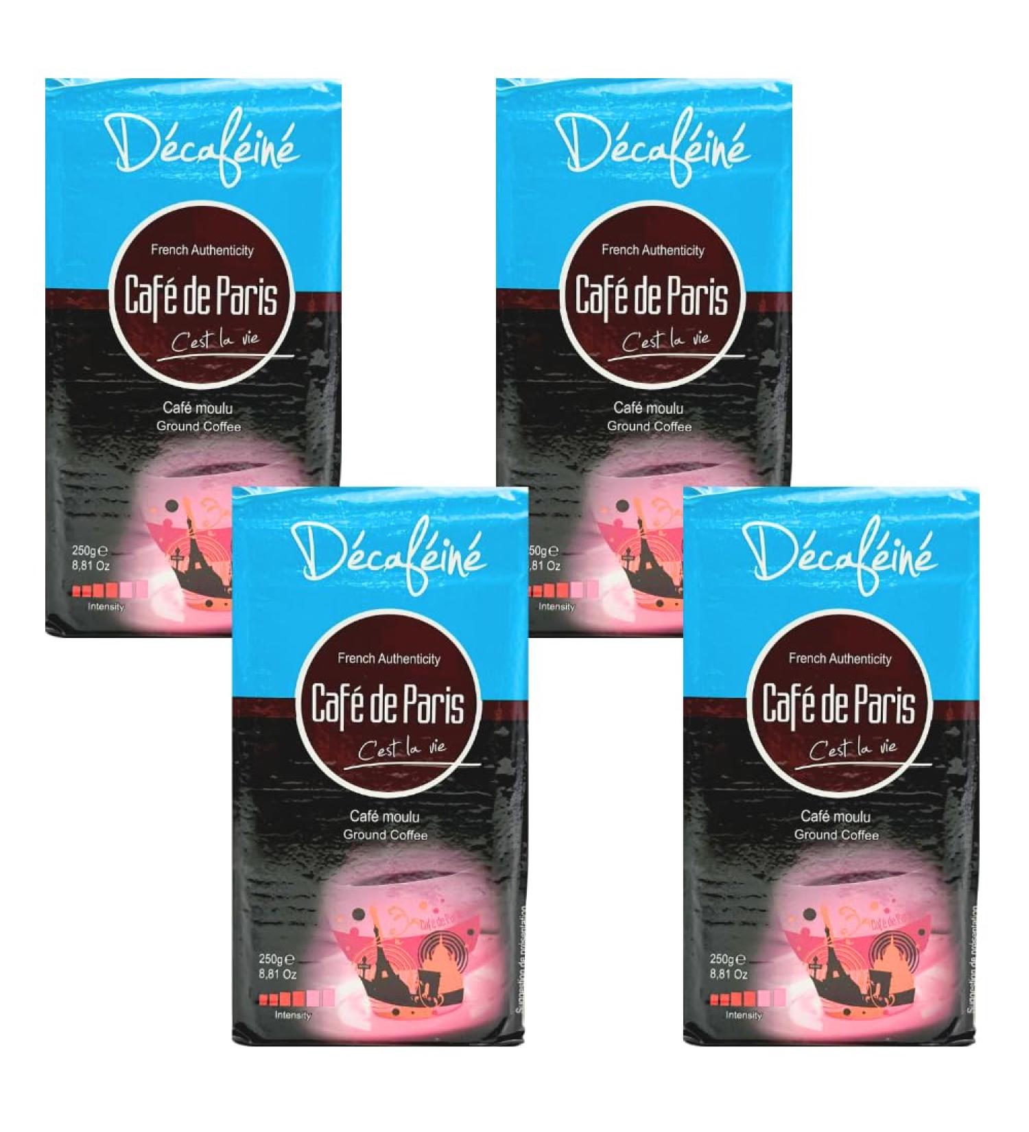 Decaffeinated Ground Coffee 250g x 4 - Buy Online on GoSupps.com