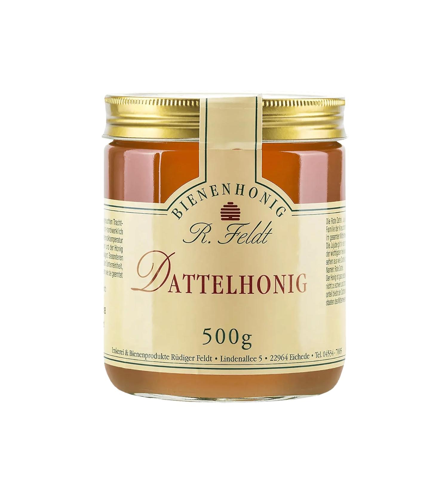 Imkerei Feldt Feldt Beekeeping Dadelhoning 500 g