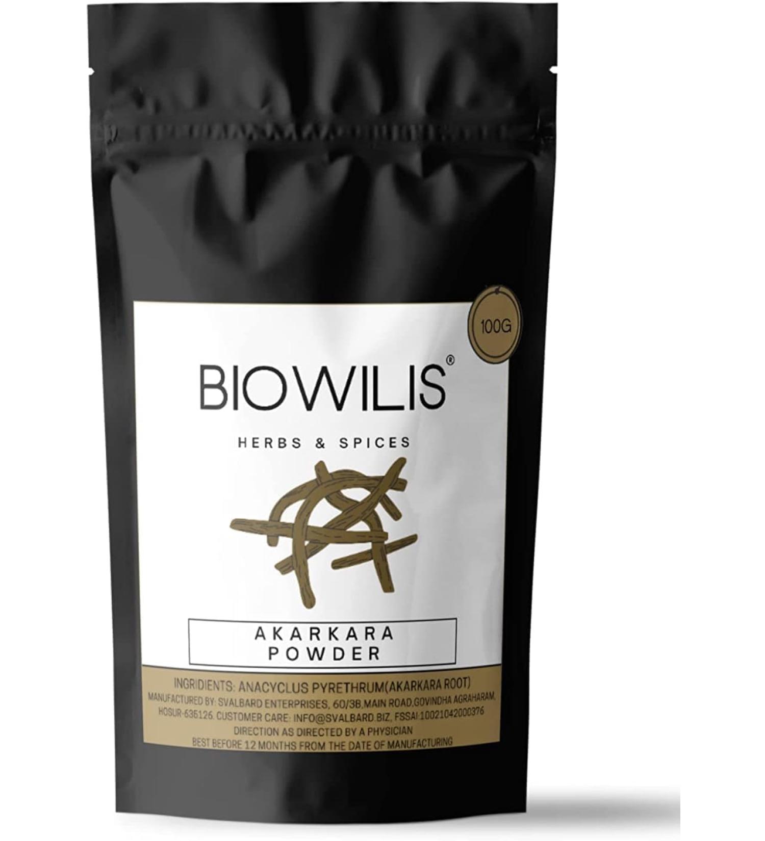 LOGY Akarkara Powder - Anacyclus Pyrethrum Pellitory Root Akarkara Irani/Akarkara Asli/Powder Natural 100 Gram